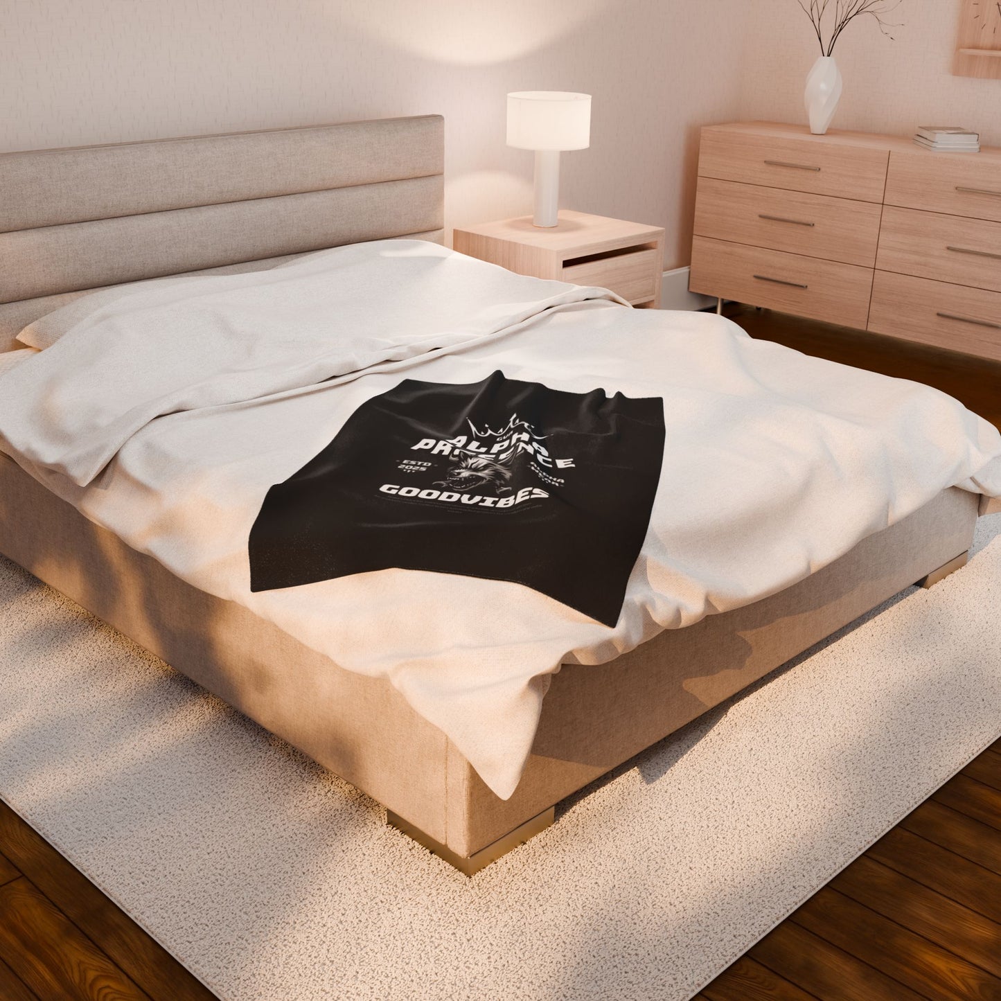 Alpha Presence Wolf Plush Blanket | Cozy Home Decor, Relaxation Blanket
