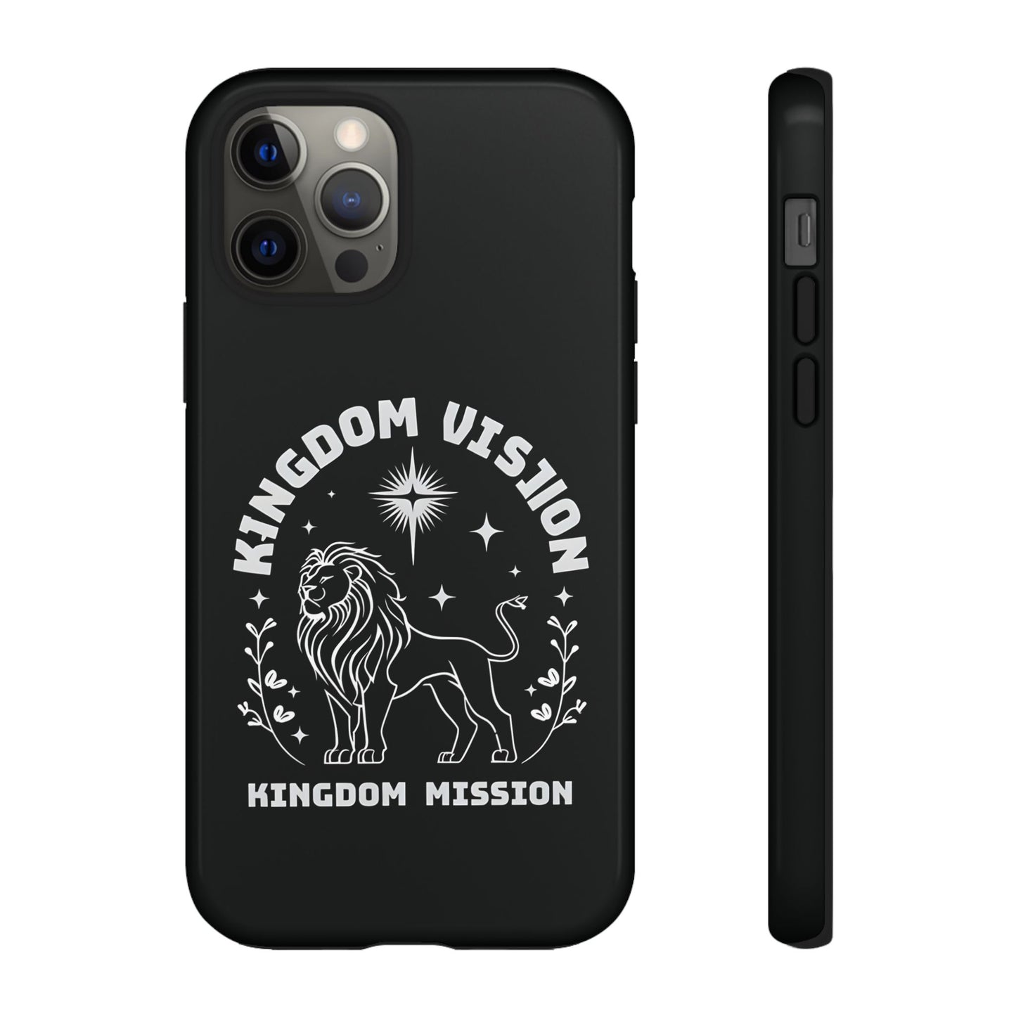 Kingdom Vision Phone Case - Inspirational Lion Design for iPhone 12 to iPhone 16