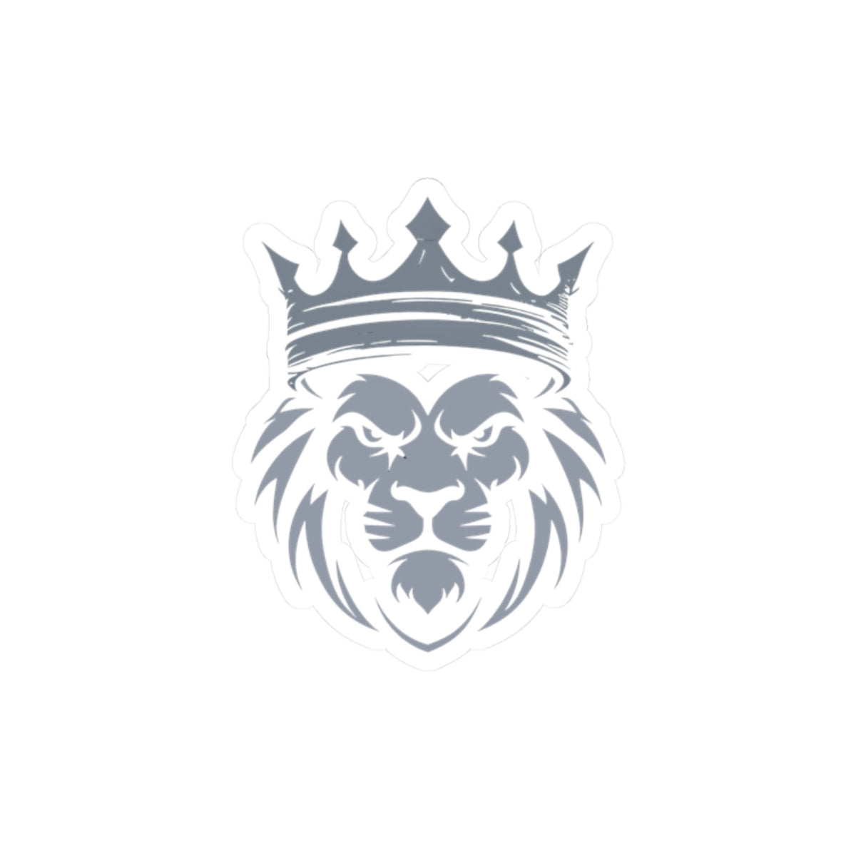 Lion Design Sticker – Durable Kiss-Cut, Glossy Finish, Scratch-Resistant