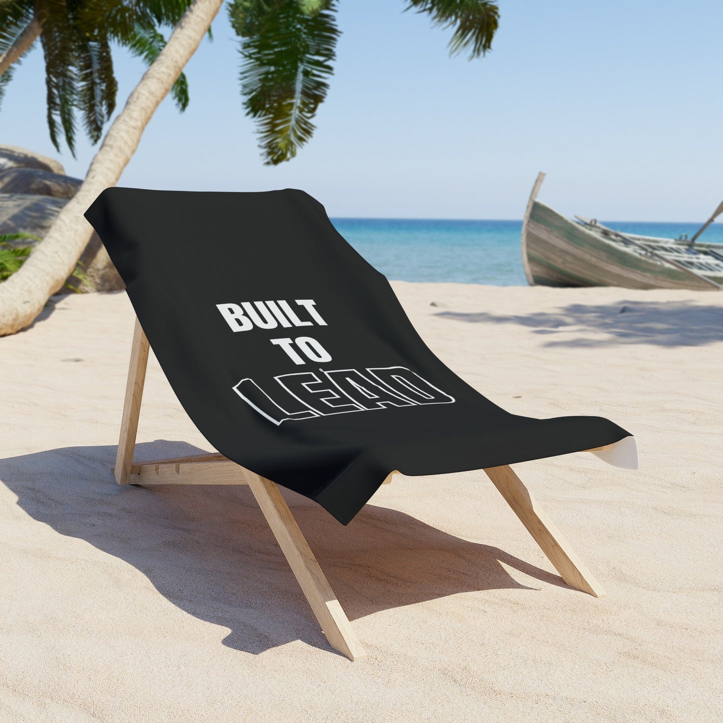 Built to Lead Beach Towel – Soft, Quick-Dry & Absorbent for Pool, Beach & Travel