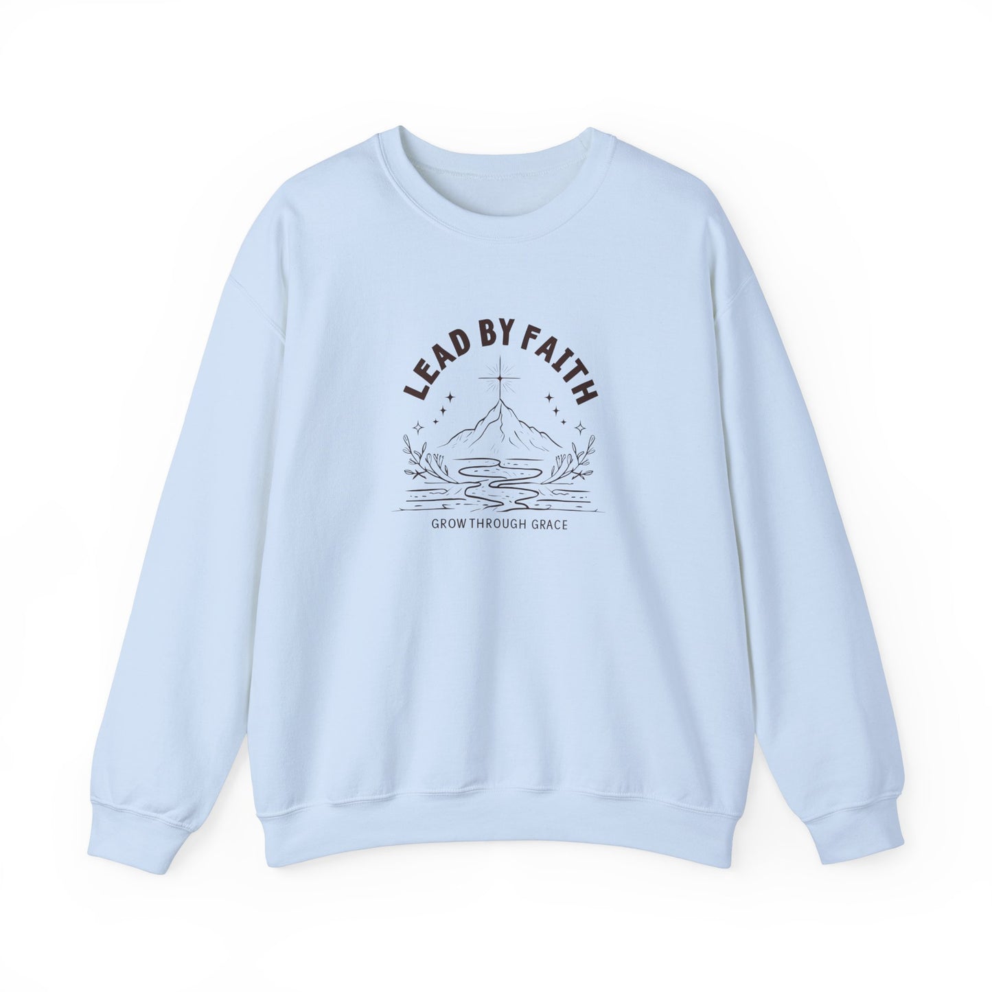 Lead by Faith Crewneck Sweatshirt β Soft Fleece, Classic Fit, Comfortable Everyday Wear