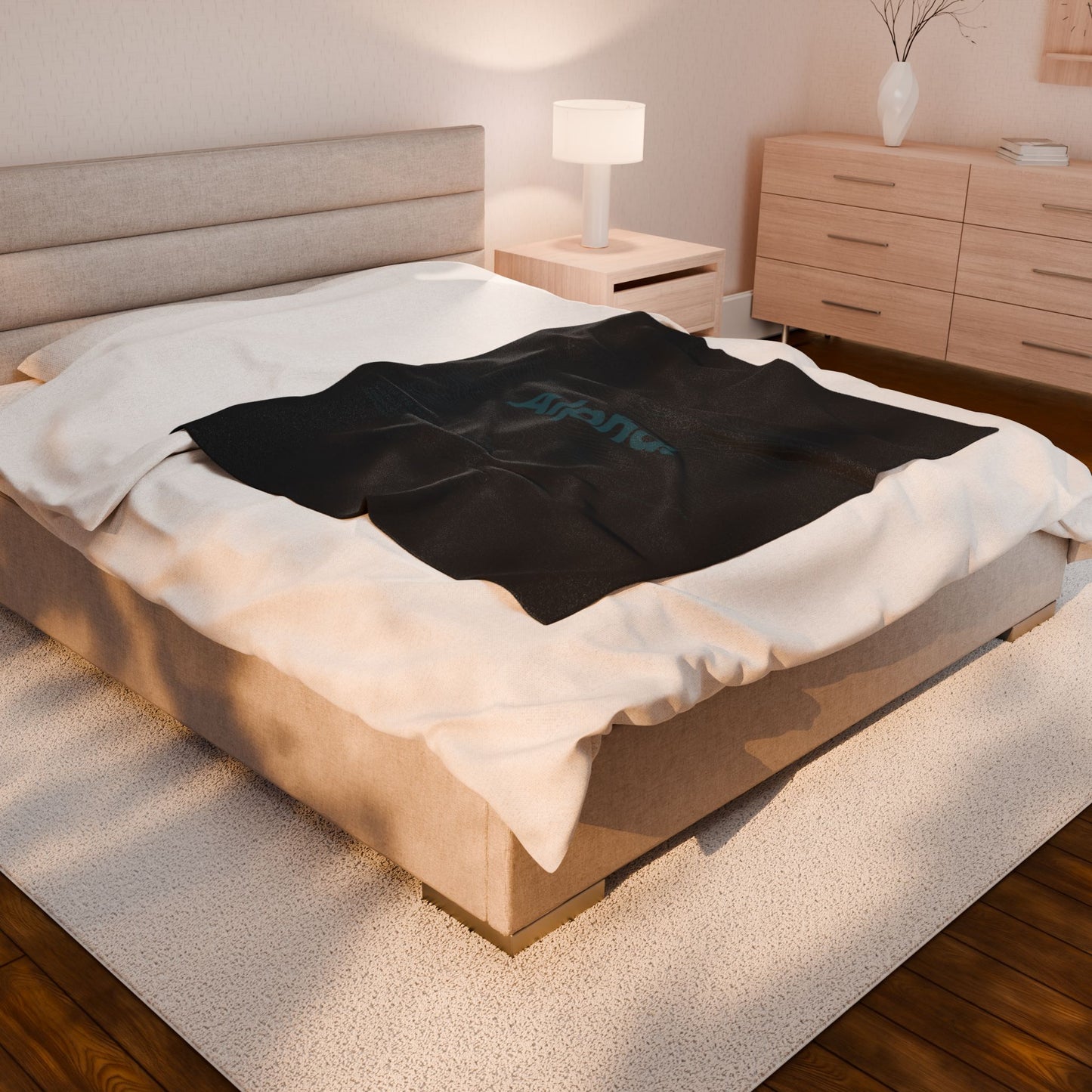 Alpha Waves Plush Blanket (TOB) | Cozy Home Decor, Relaxation Blanket