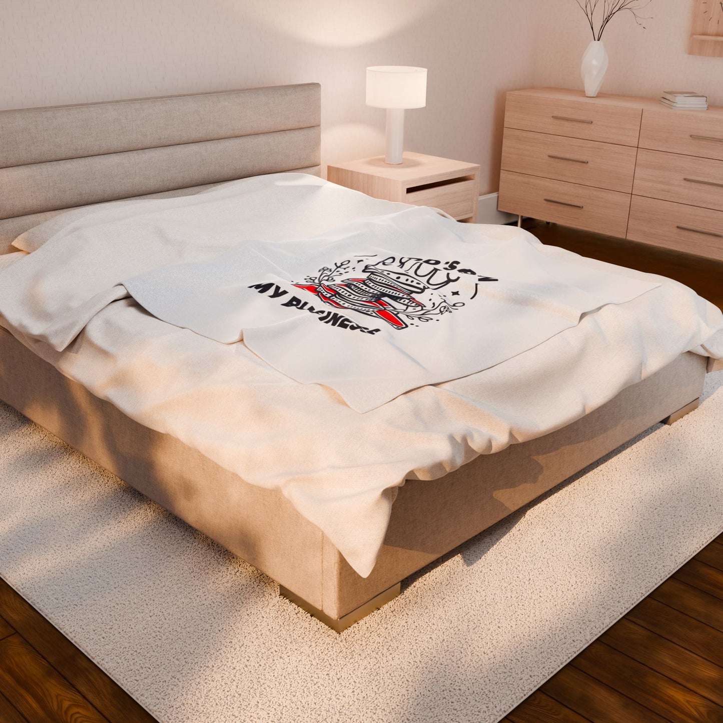 God's Plan Velveteen Plush Blanket – Ultra-Soft, Warm & Durable for Home & Gifts