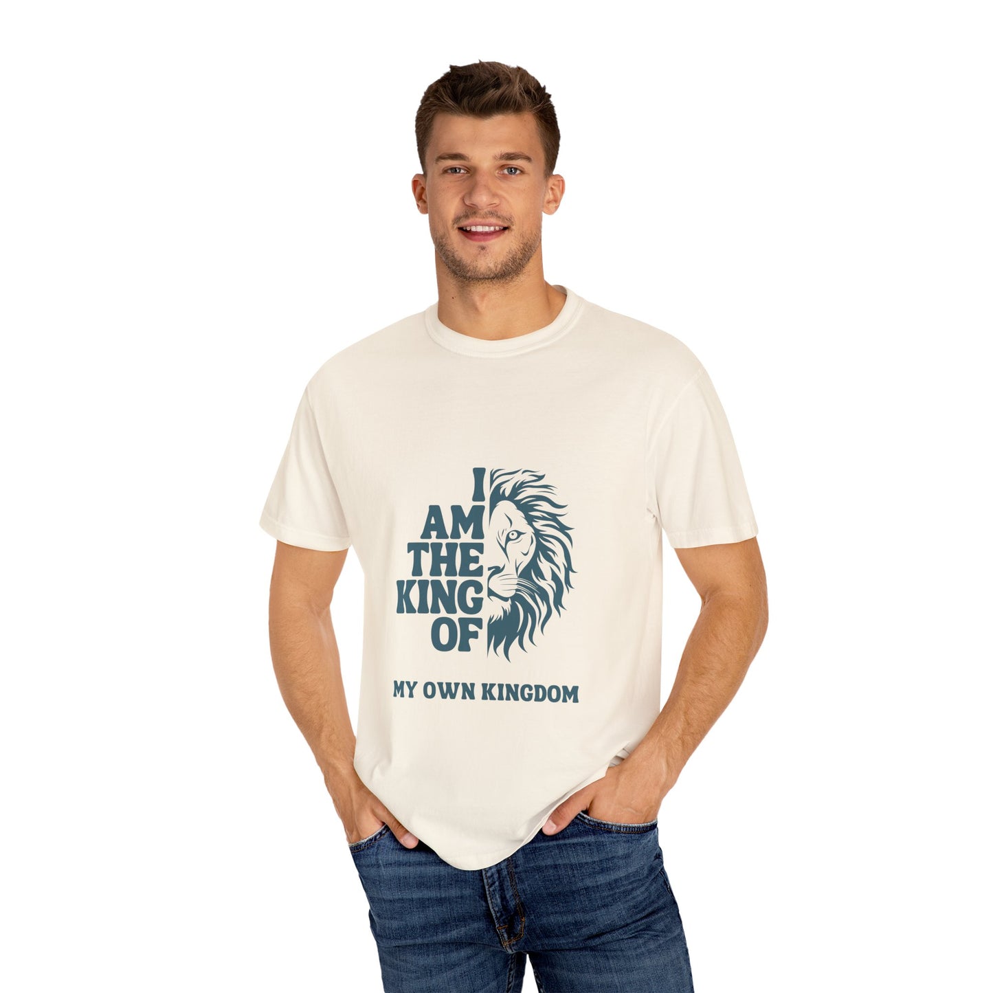 King Design Unisex Garment-Dyed T-Shirt – Soft, Durable & Comfortable Everyday Wear