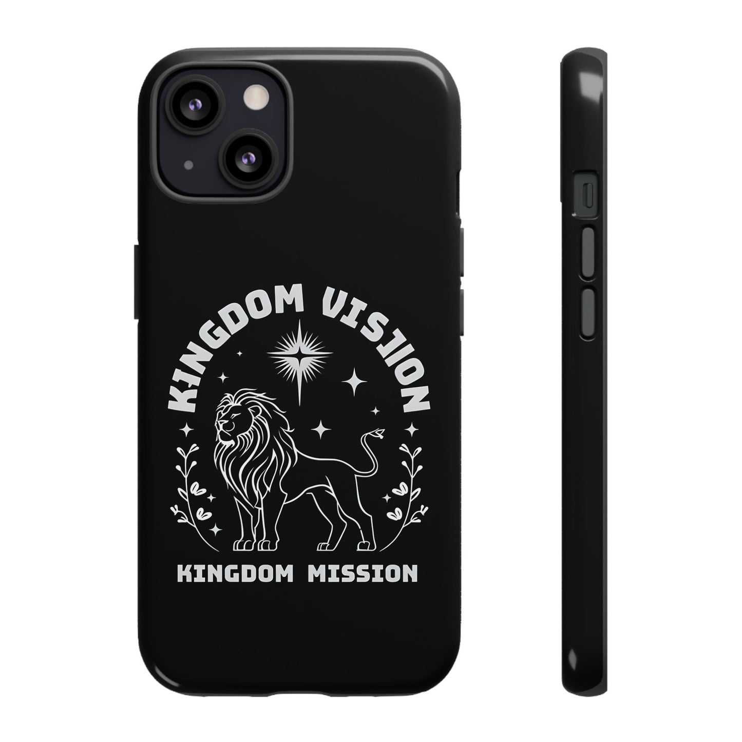 Kingdom Vision Phone Case - Inspirational Lion Design for iPhone 12 to iPhone 16