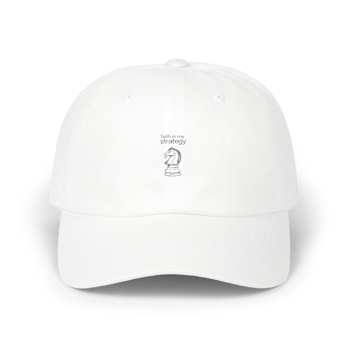 Faith Is My Strategy Dad Cap – Classic Adjustable Baseball Hat for Casual & Streetwear Style