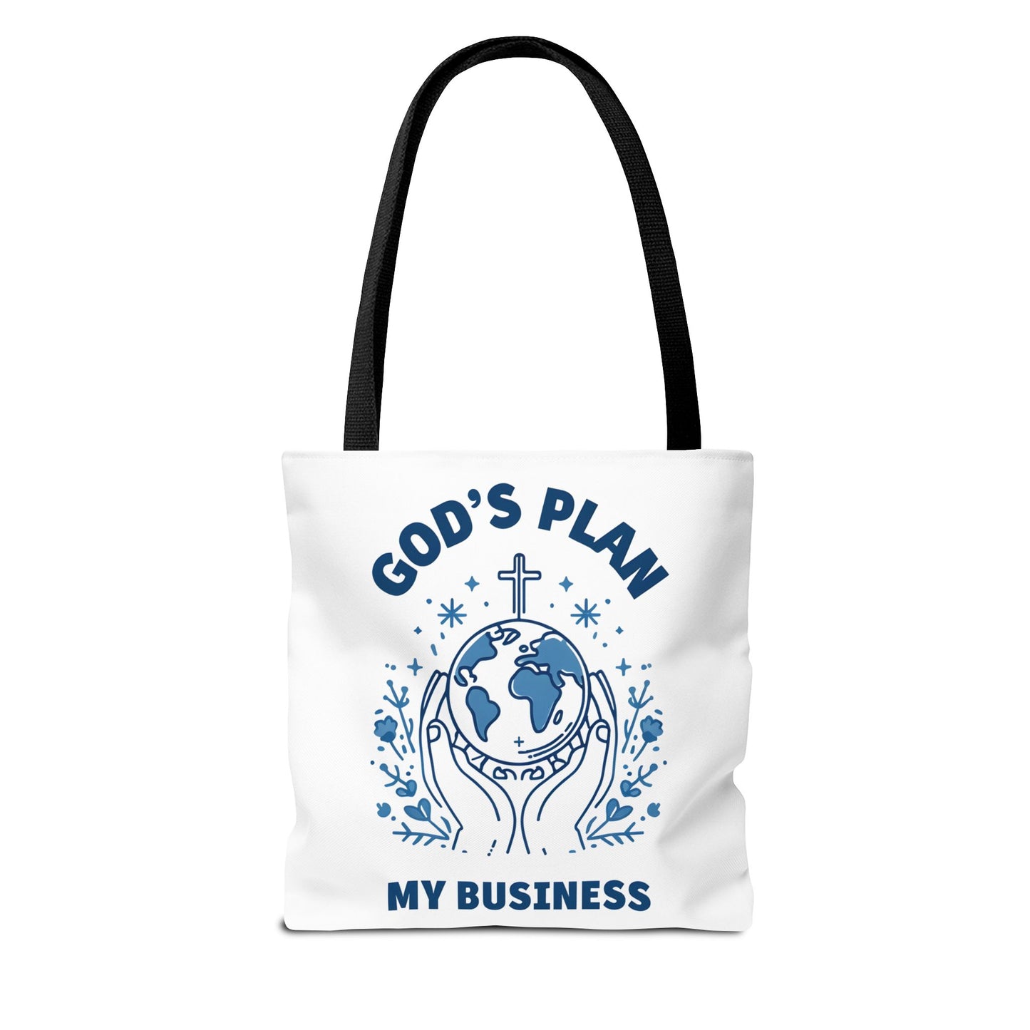 God's Plan Inspirational Tote Bag β Durable Canvas Bag with Purposeful Design for Everyday Use