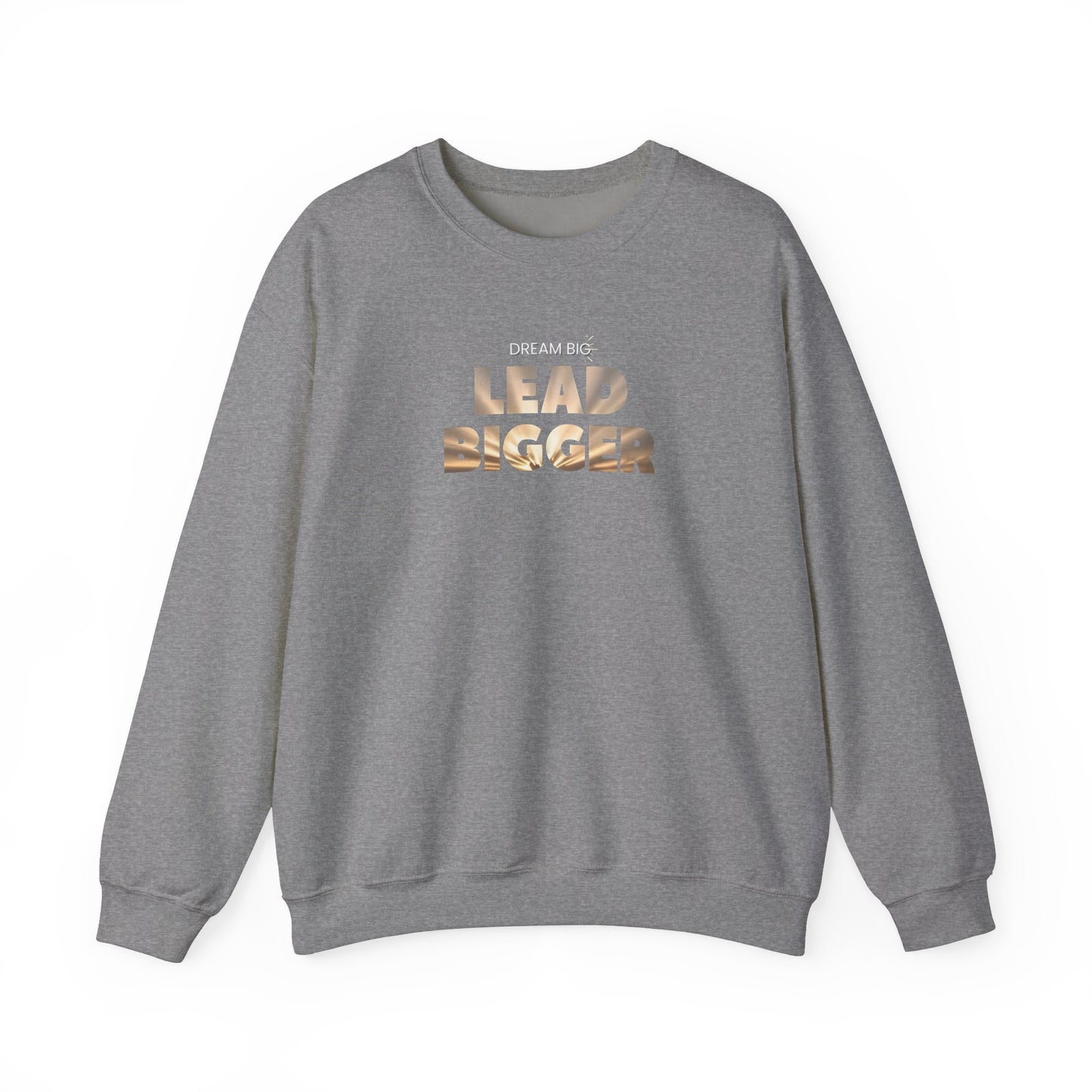 Lead Bigger Crewneck Sweatshirt – Soft Fleece, Comfortable Fit, Everyday Streetwear