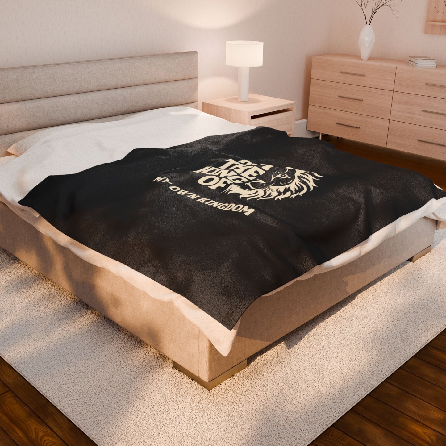 King Design Velveteen Plush Blanket – Ultra-Soft, Warm & Durable for Home & Gifts