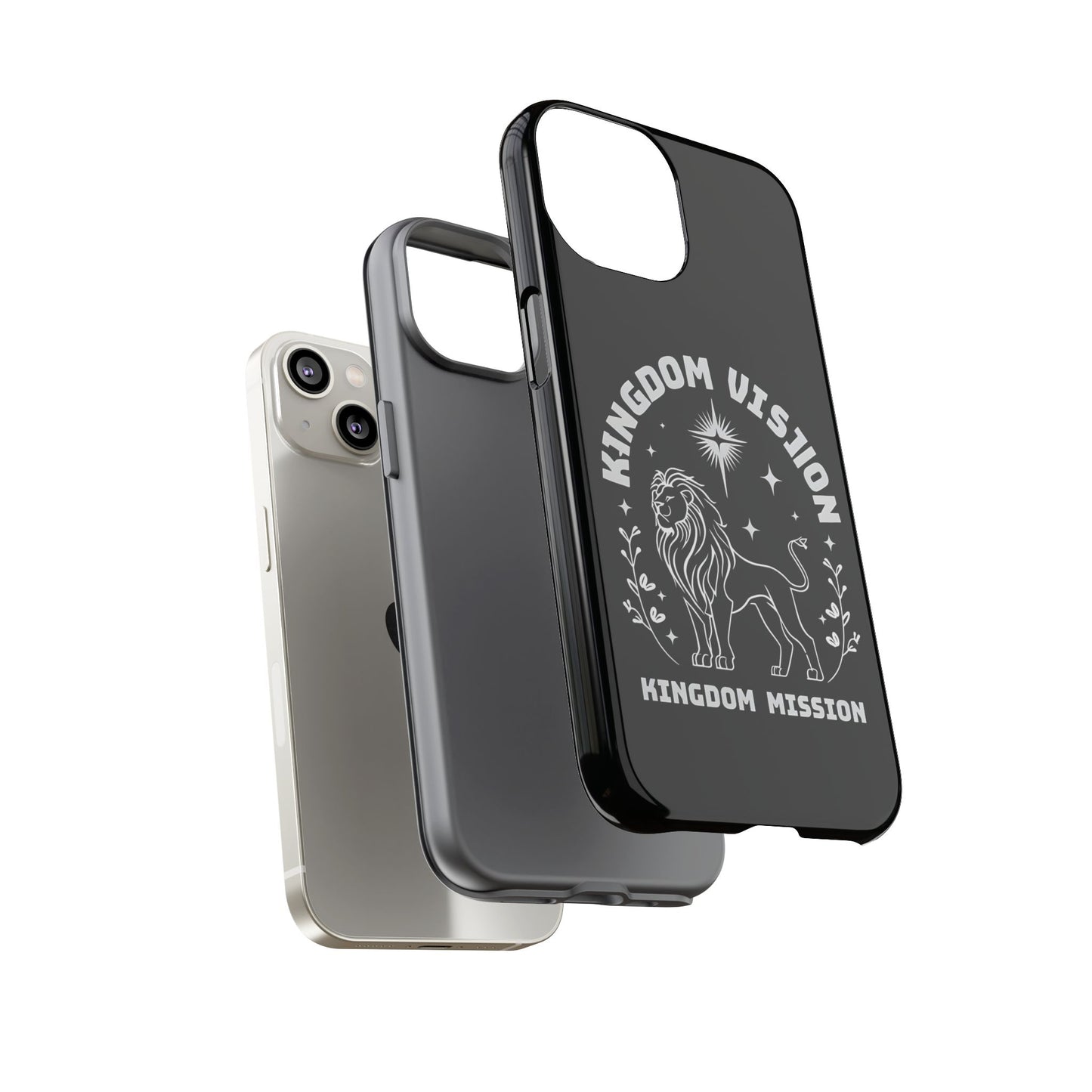Kingdom Vision Phone Case - Inspirational Lion Design for iPhone 12 to iPhone 16