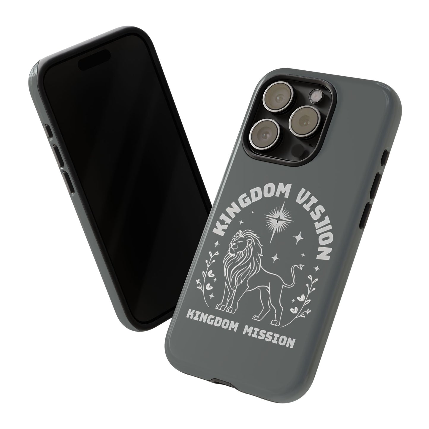 Kingdom Vision Phone Case - Inspirational Lion Design for iPhone 12 to iPhone 16