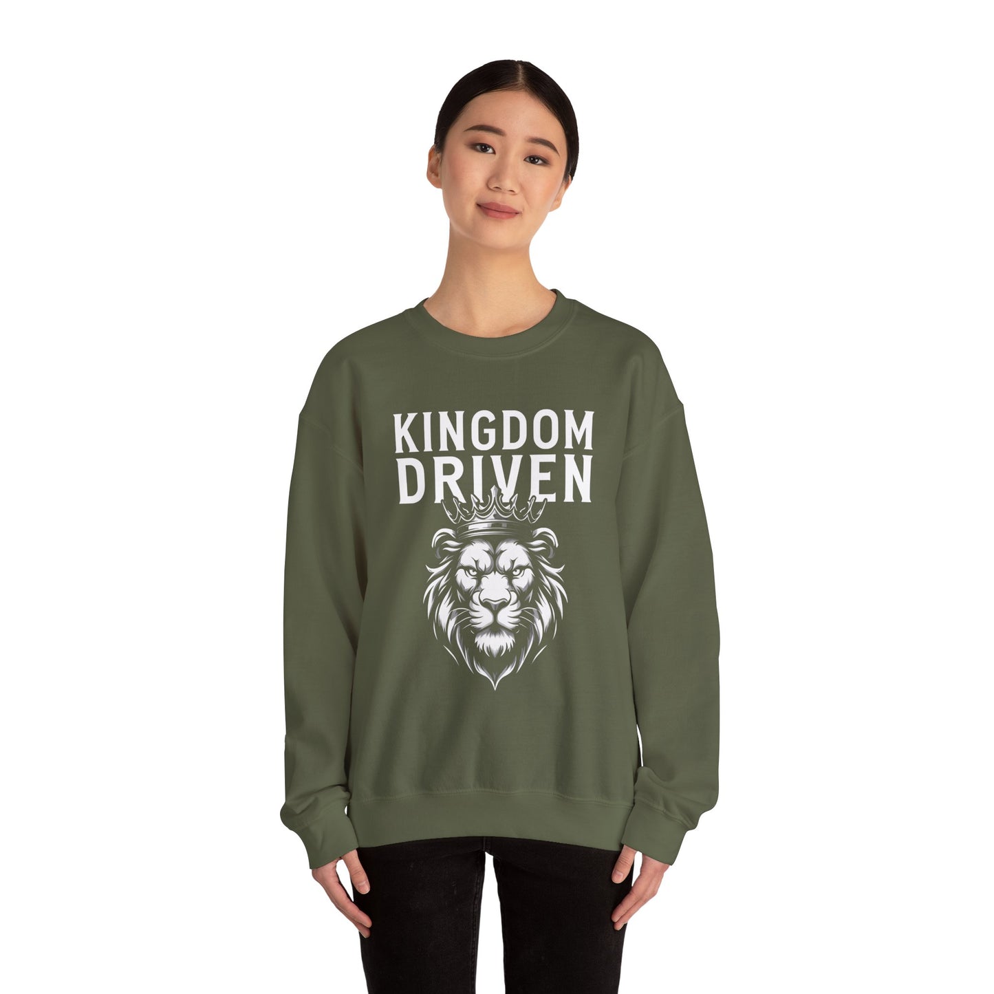 Kingdom Driven Crewneck Sweatshirt – Soft Fleece, Casual Comfort, Everyday Streetwear