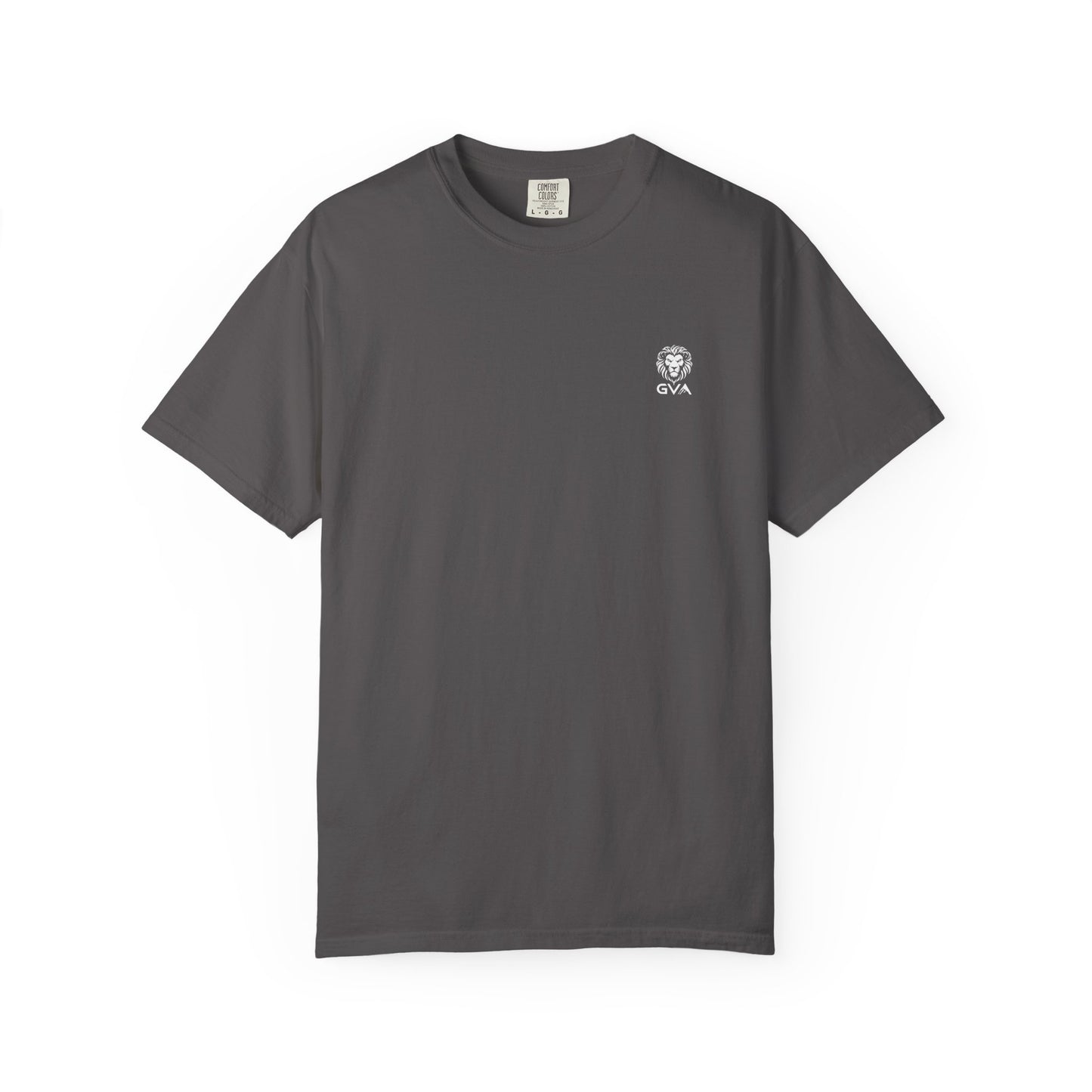 GVA Alpha Presence Unisex Garment-Dyed T-Shirt – Casual Everyday Fit, Streetwear Vibes, Gift for Him or Her, Soft Cotton