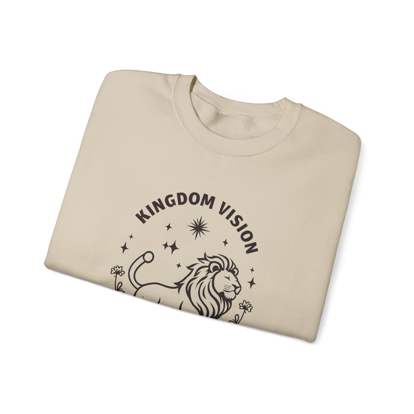 Kingdom Vision Crewneck Sweatshirt – Soft Fleece, Cozy Fit, Everyday Streetwear