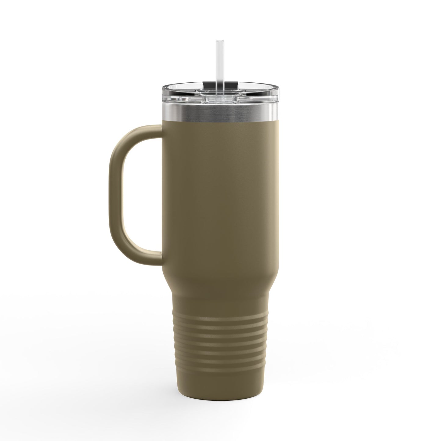 Alpha Presence Insulated Travel Mug 40oz | Coffee Tumbler, Tea Cup, Gift for Him Her, Road Trip Mug, Personalized