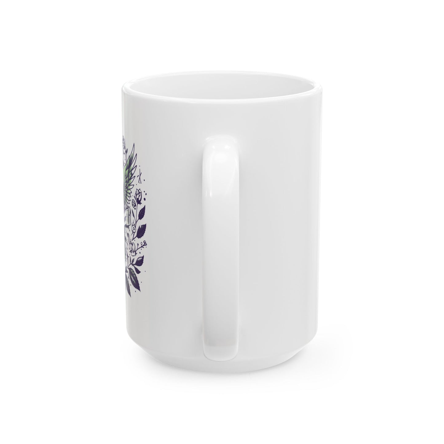 Inspiring Ceramic Mug – Glossy Finish, 11oz & 15oz, Dishwasher & Microwave Safe