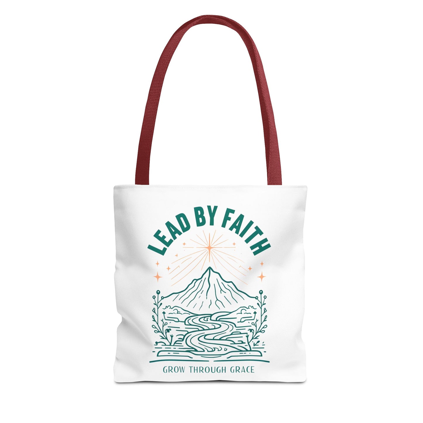 Lead by Faith Tote Bag β Durable Canvas Bag for Everyday Use