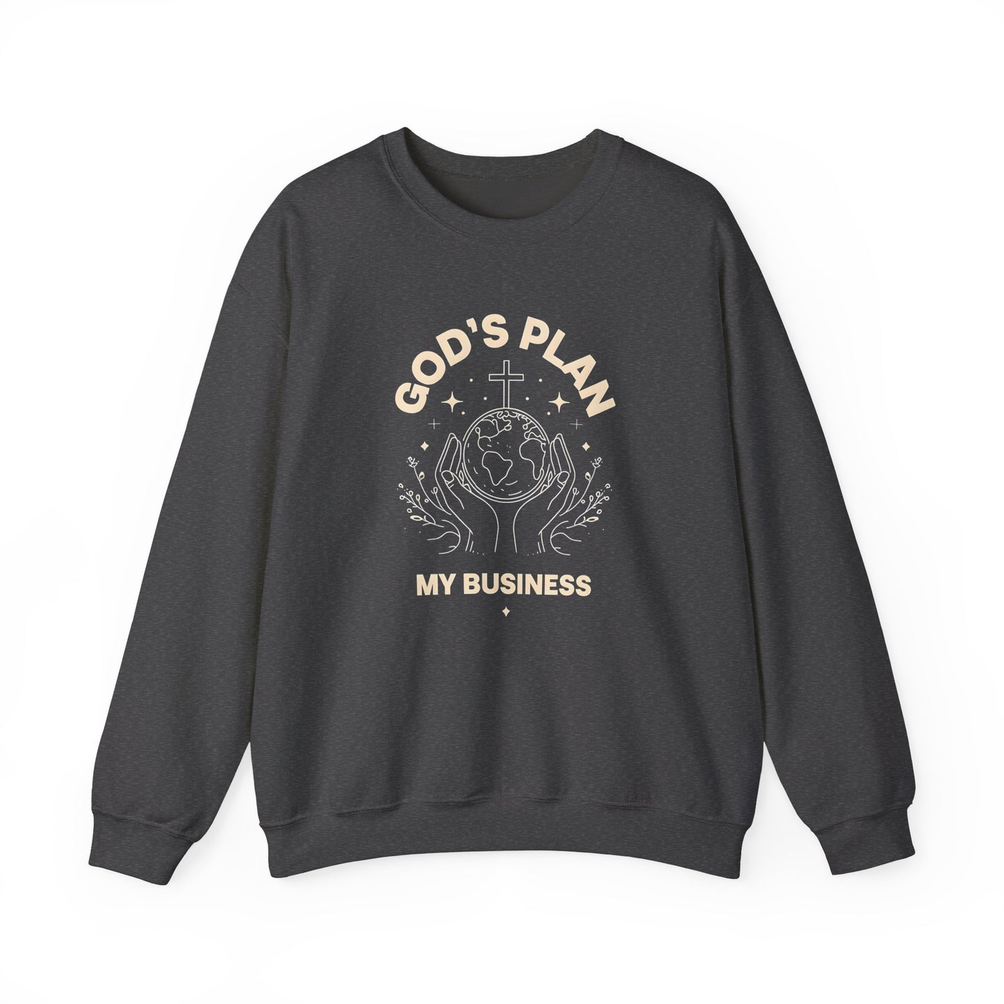God's Plan Crewneck Sweatshirt – Soft & Cozy Unisex Pullover for Casual & Streetwear Style