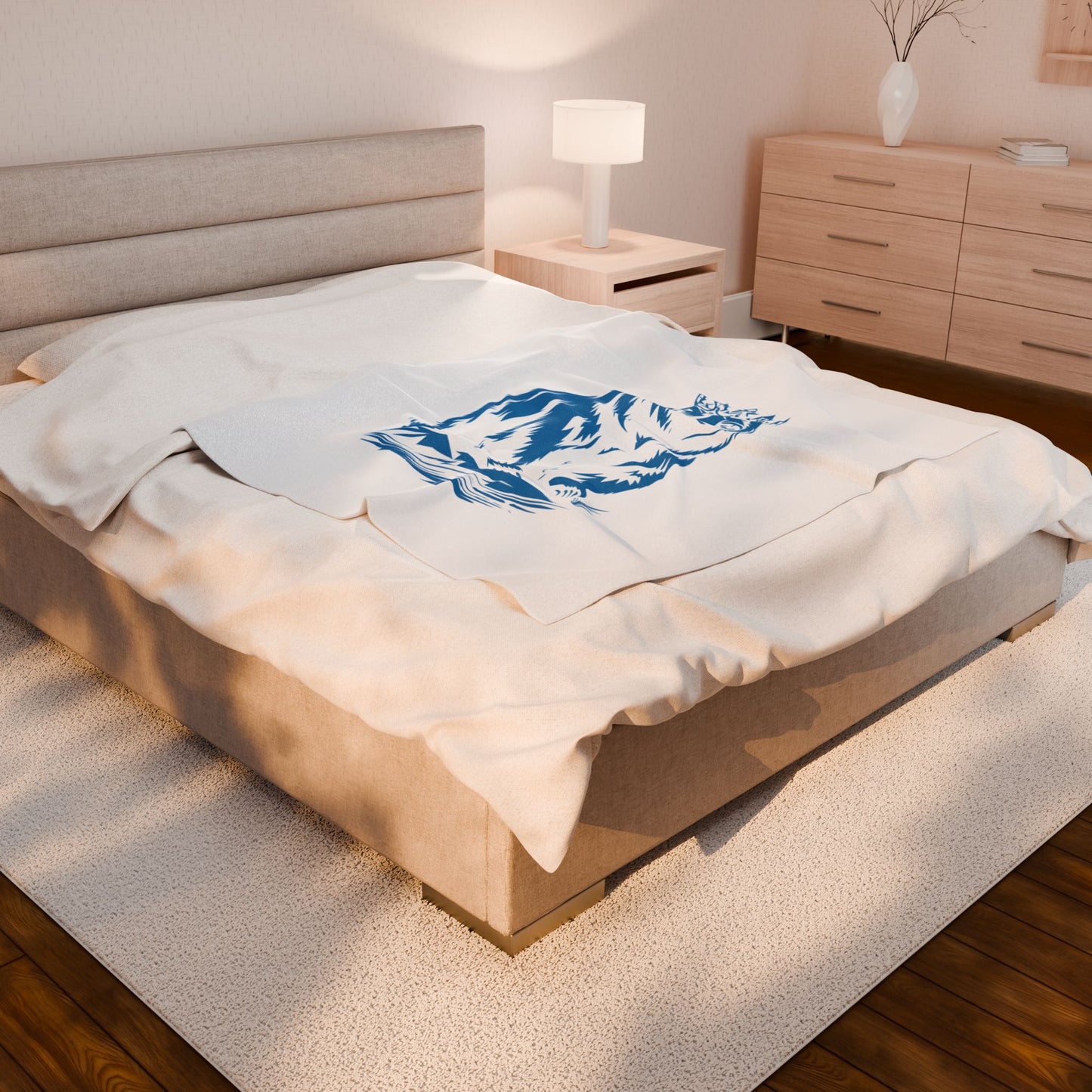 Spirit Animal Velveteen Plush Blanket – Ultra-Soft, Warm & Durable for Home & Gifts