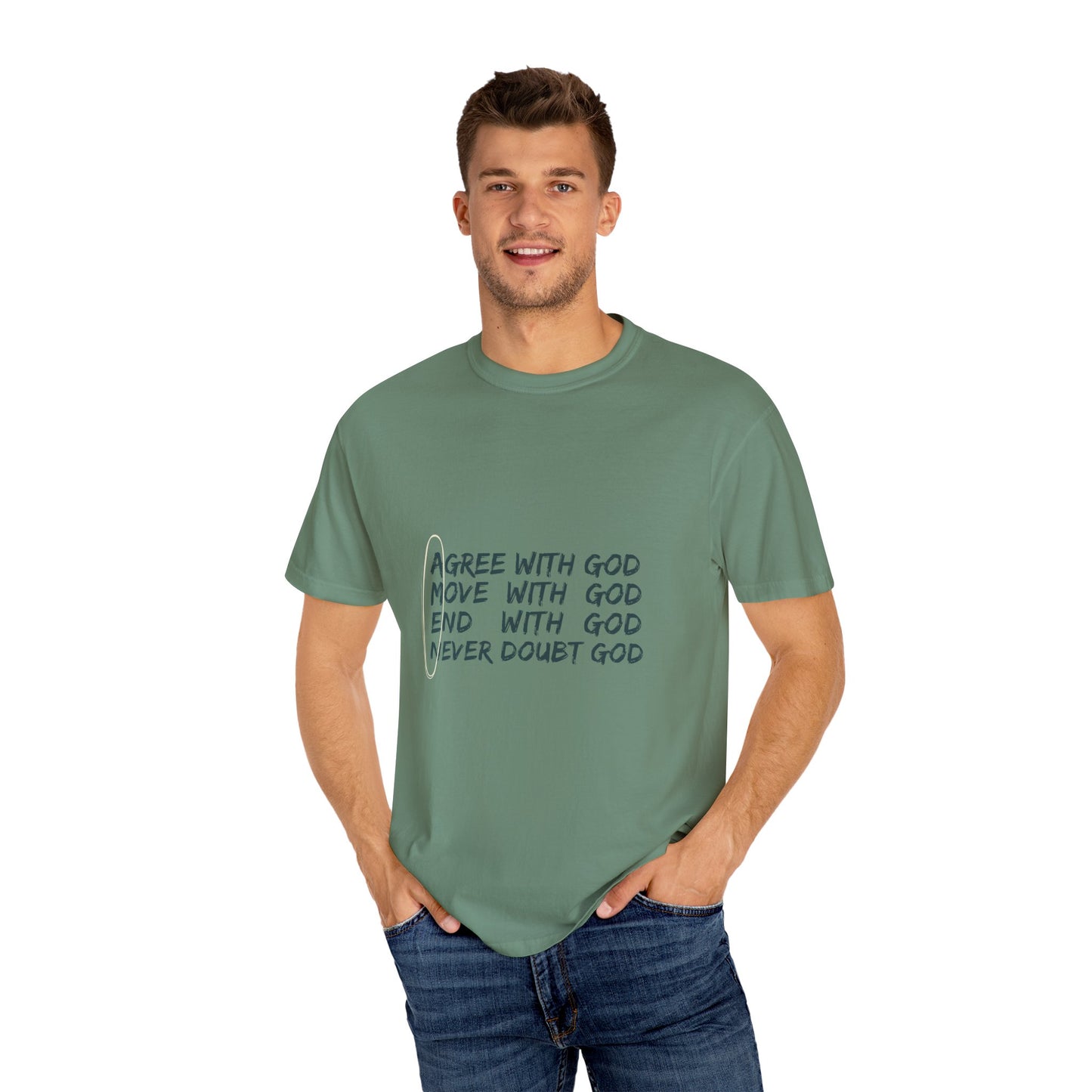 A.M.E.N. Unisex Garment-Dyed T-Shirt – Soft, Durable & Comfortable Everyday Wear