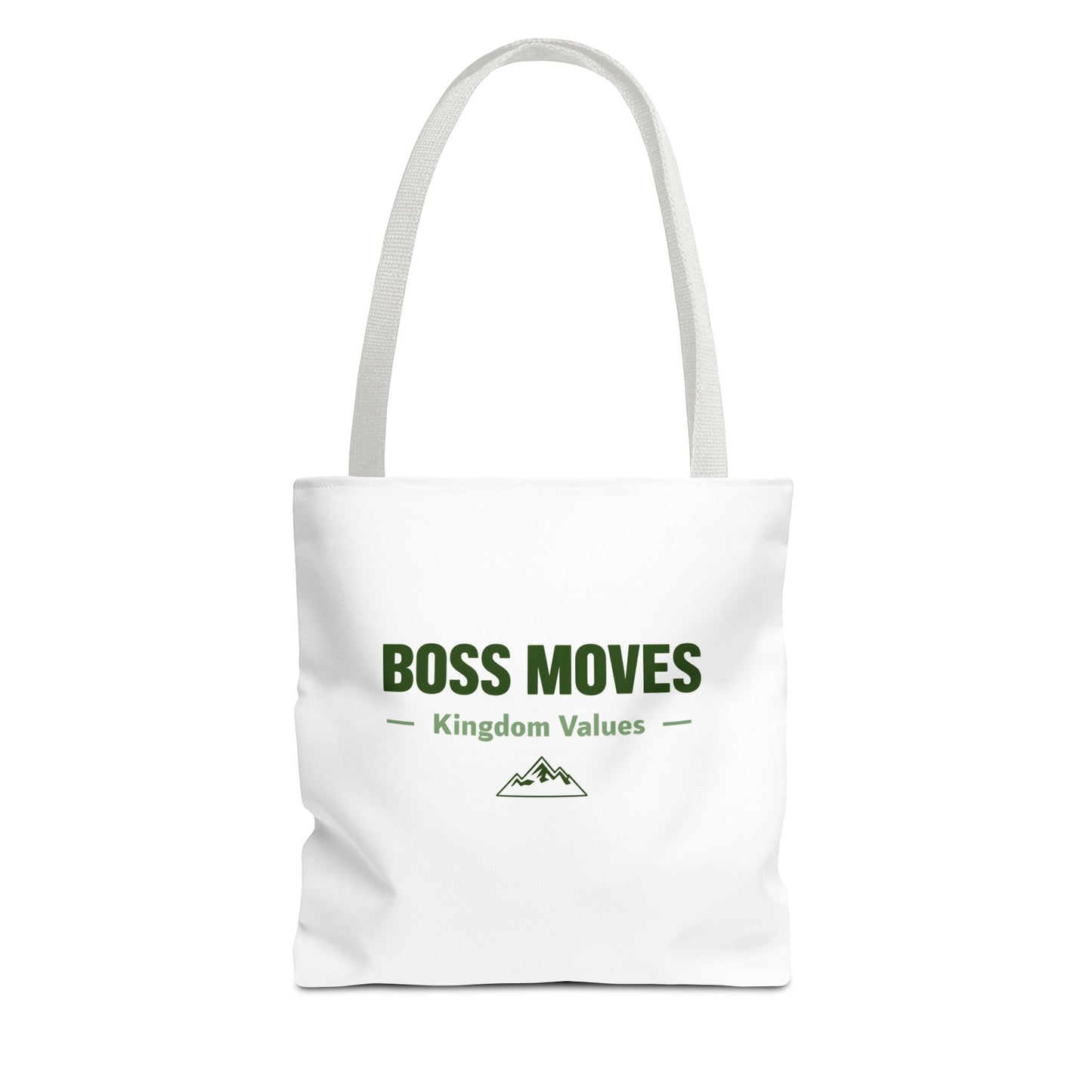 Boss Moves Tote Bag β Durable Canvas Bag with Empowering Kingdom Values Design for Everyday Use