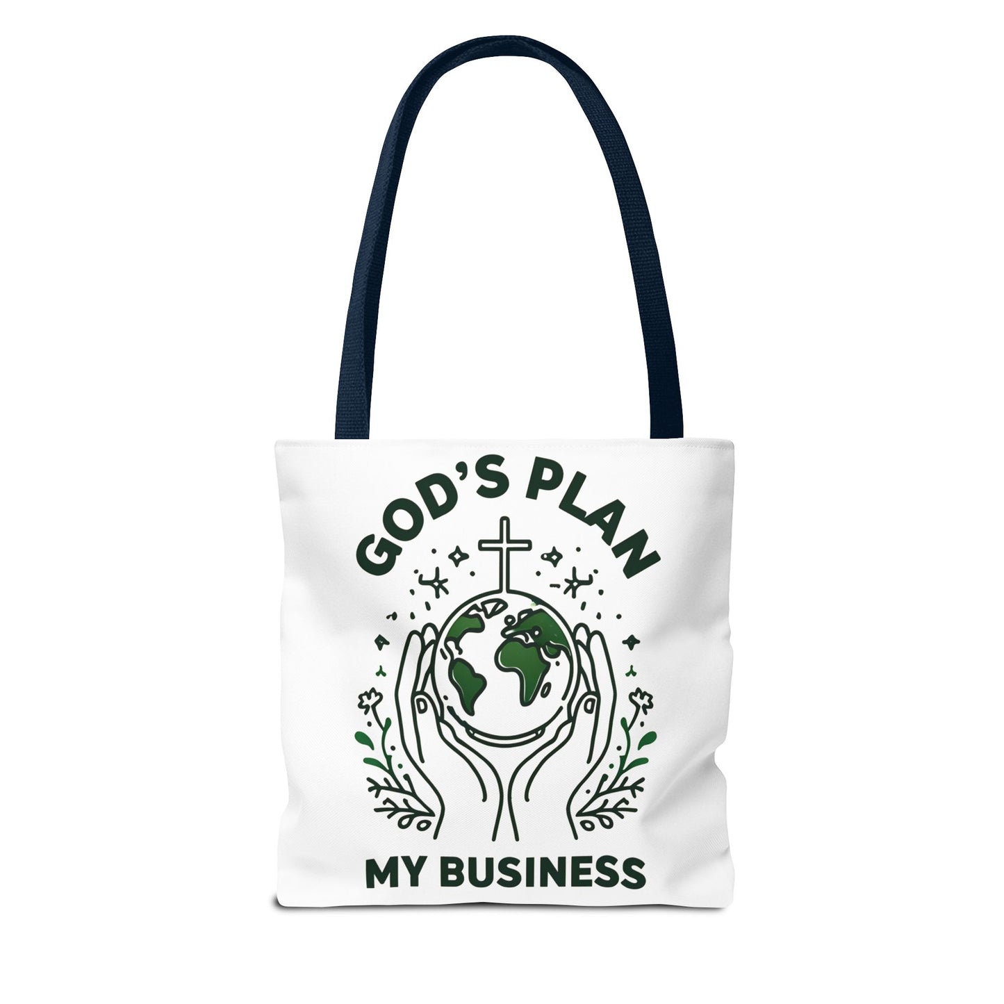 God's Plan Inspirational Tote Bag β Durable Canvas Bag with Purposeful Design for Everyday Use