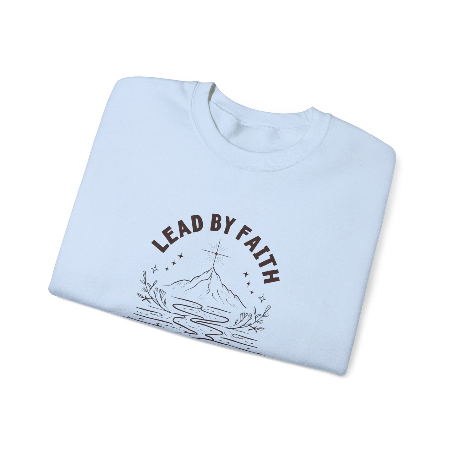 Lead by Faith Crewneck Sweatshirt β Soft Fleece, Classic Fit, Comfortable Everyday Wear