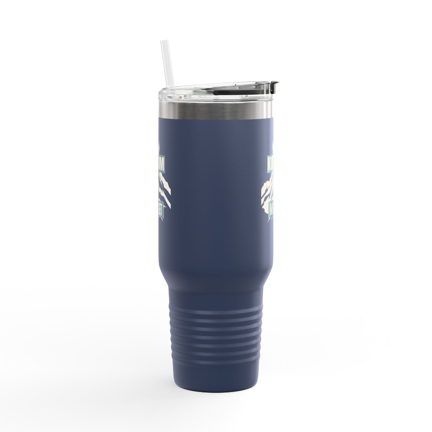 Kingdom Mindset Insulated Travel Mug – 40oz Stainless Steel, Leak-Proof & Double-Wall Insulated