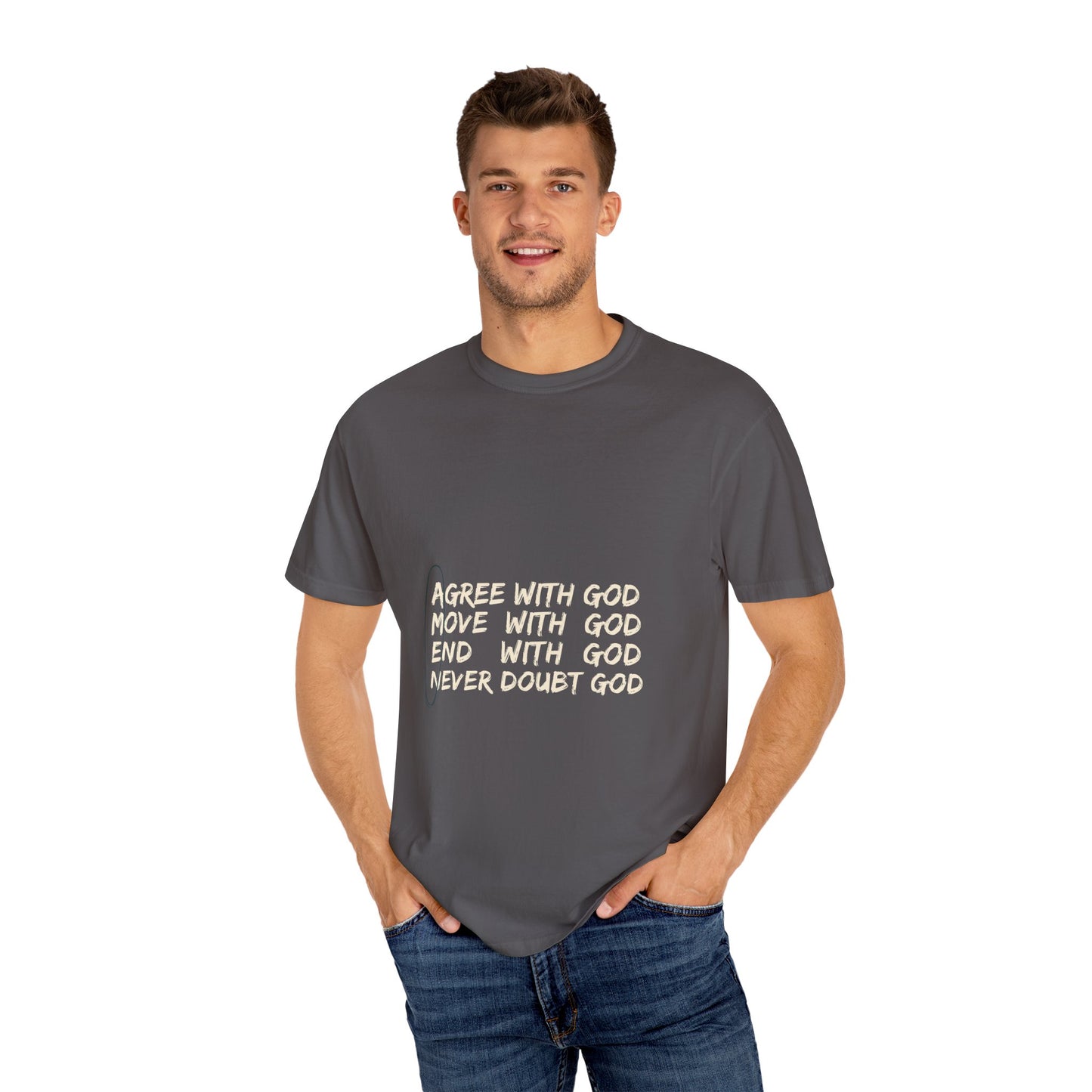 A.M.E.N. Unisex Garment-Dyed T-Shirt – Soft, Durable & Comfortable Everyday Wear
