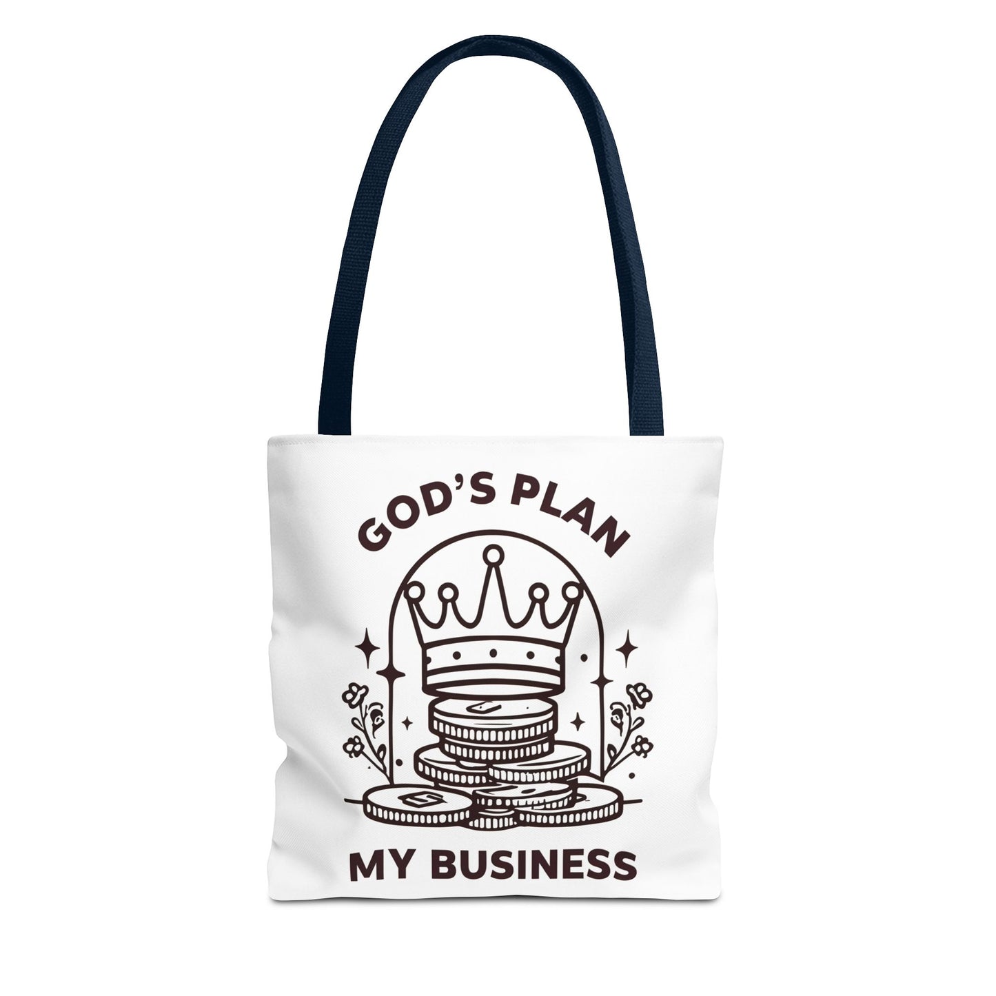 God's Plan Inspirational Tote Bag β Durable Canvas Bag with Purposeful Design for Everyday Use