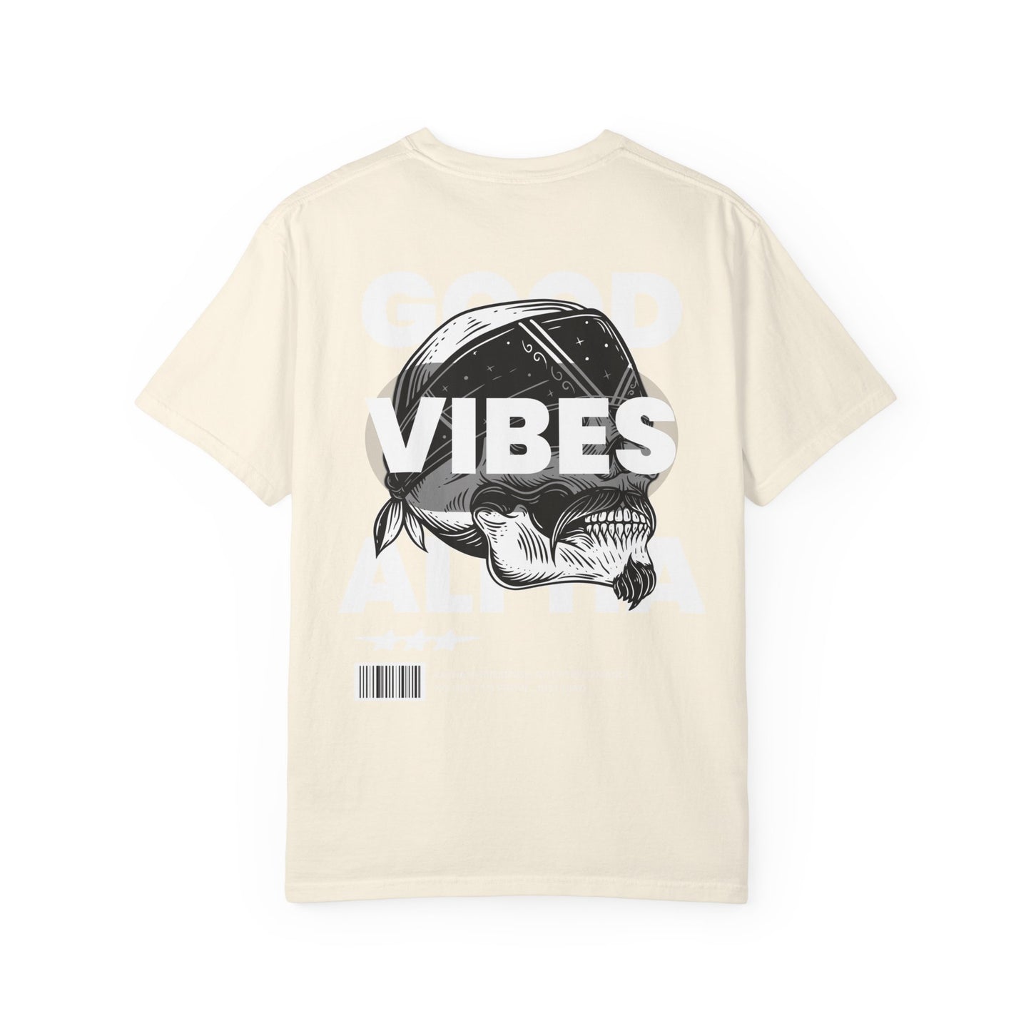 GVA Alpha Presence Unisex T-Shirt – Soft Garment-Dyed Cotton Tee for Festivals, Chill Days, Gifts, and Summer Vibes