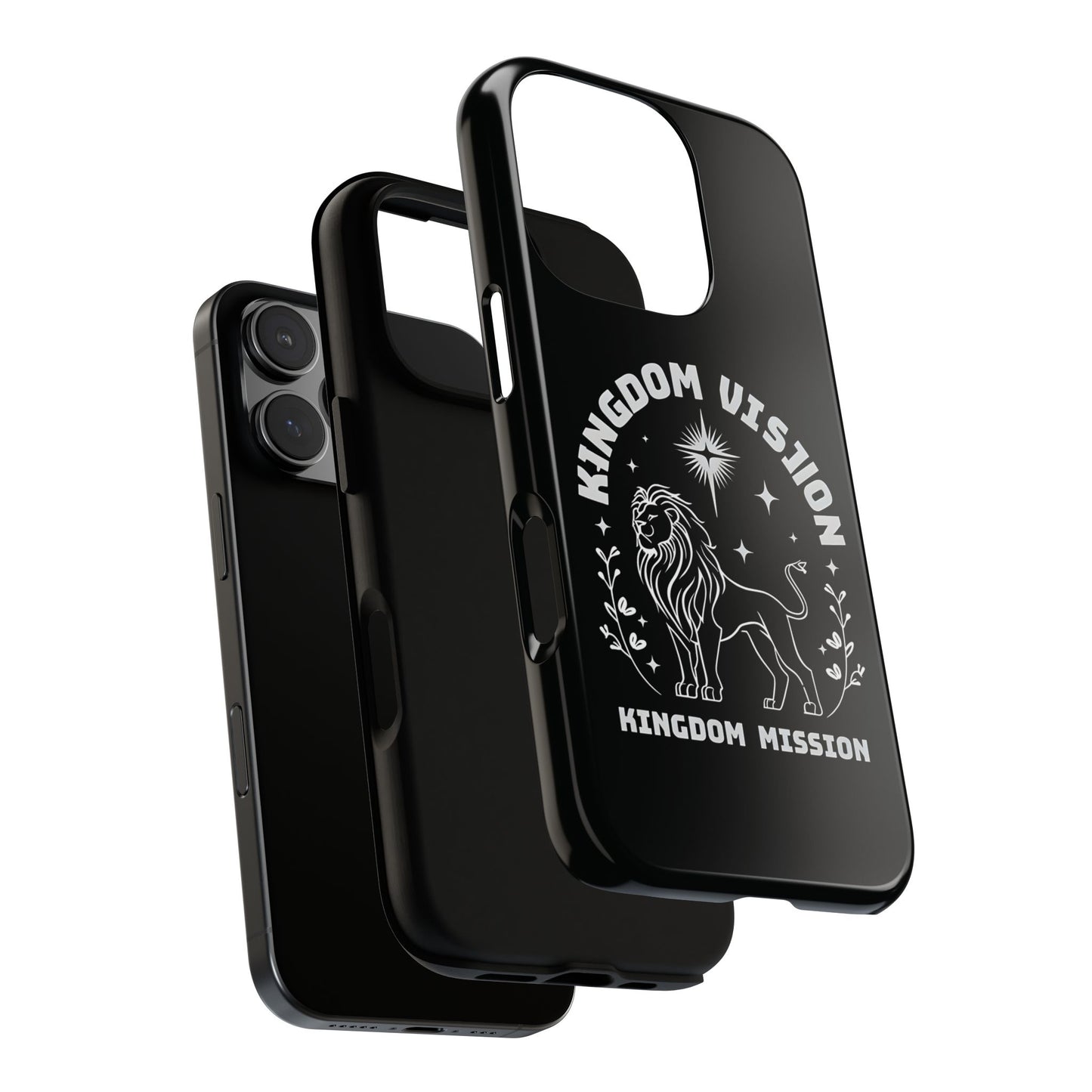 Kingdom Vision Phone Case - Inspirational Lion Design for iPhone 12 to iPhone 16