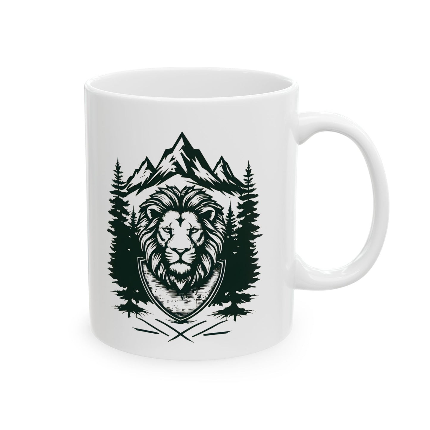 Outdoor Ceramic Mug – Glossy Finish, 11oz & 15oz, Dishwasher & Microwave Safe