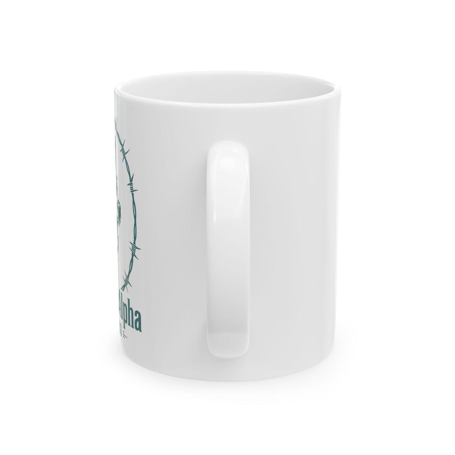 Ceramic Coffee Mug, GVA Wolf (TOW) | Gift for Coffee Lovers, Office Decor,