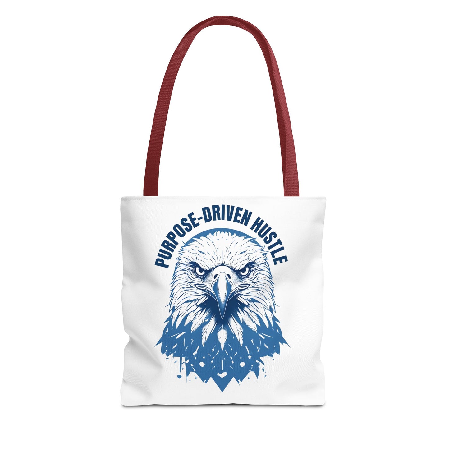 Purpose-Driven Hustle Eagle Tote Bag β Durable Canvas Bag with Bold Motivational Design