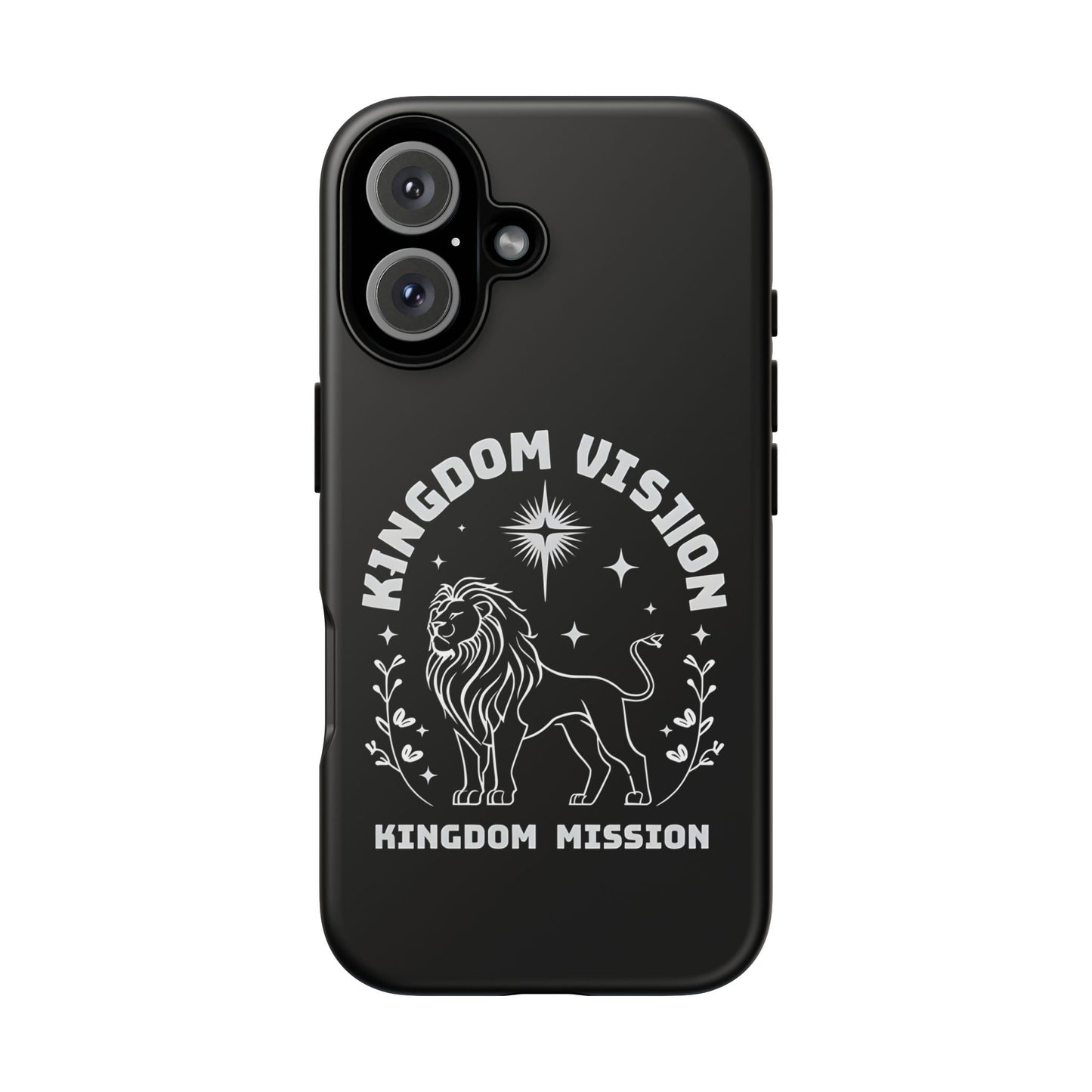 Kingdom Vision Phone Case - Inspirational Lion Design for iPhone 12 to iPhone 16