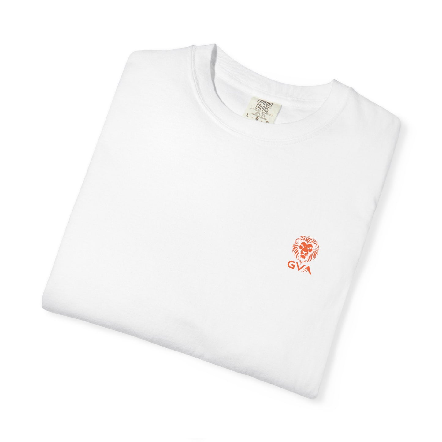 Good Vibes Alpha Orange Unisex Garment-Dyed T-Shirt – Casual Everyday Fit, Streetwear Vibes, Soft Cotton