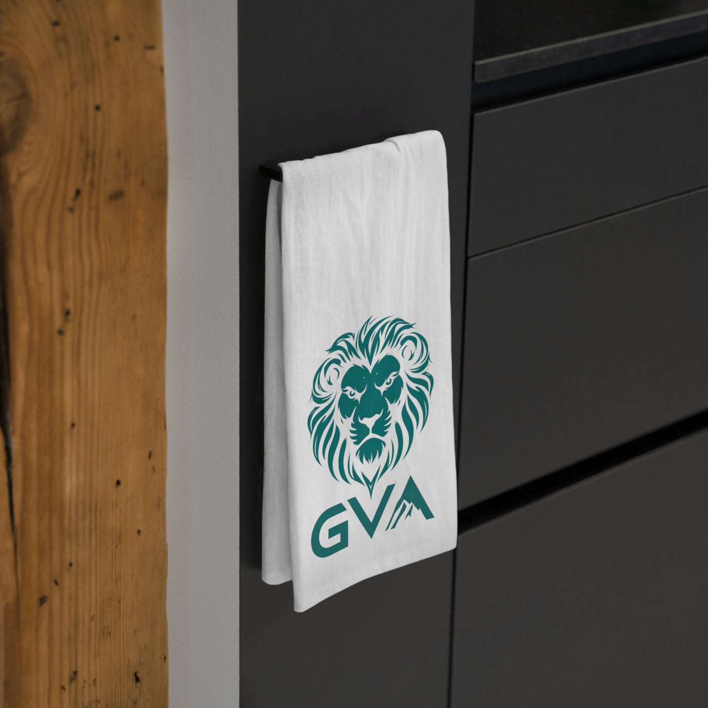 GVA Logo Absorbent & Durable Cotton Tea Towel – Quick-Drying Kitchen Essential