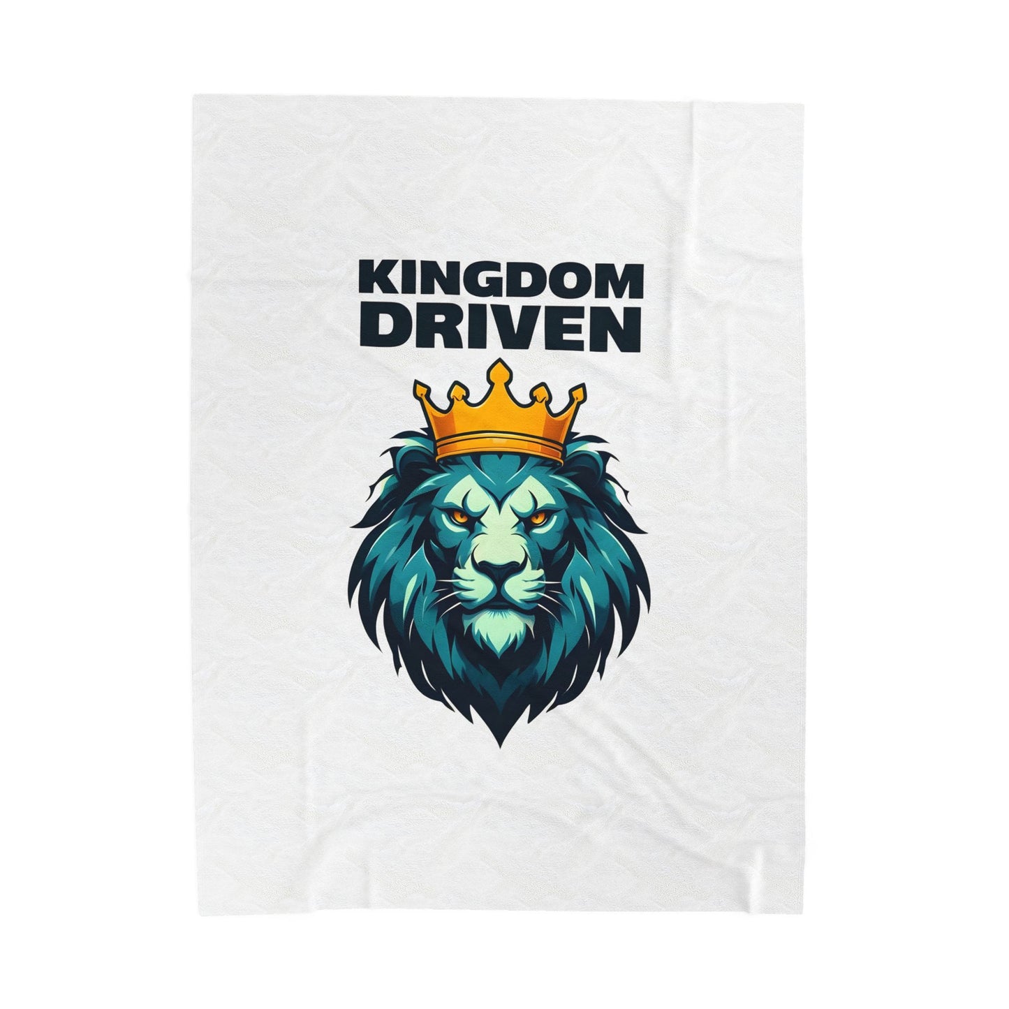 Kingdom Driven Velveteen Plush Blanket – Ultra-Soft, Warm & Durable for Home & Gifts