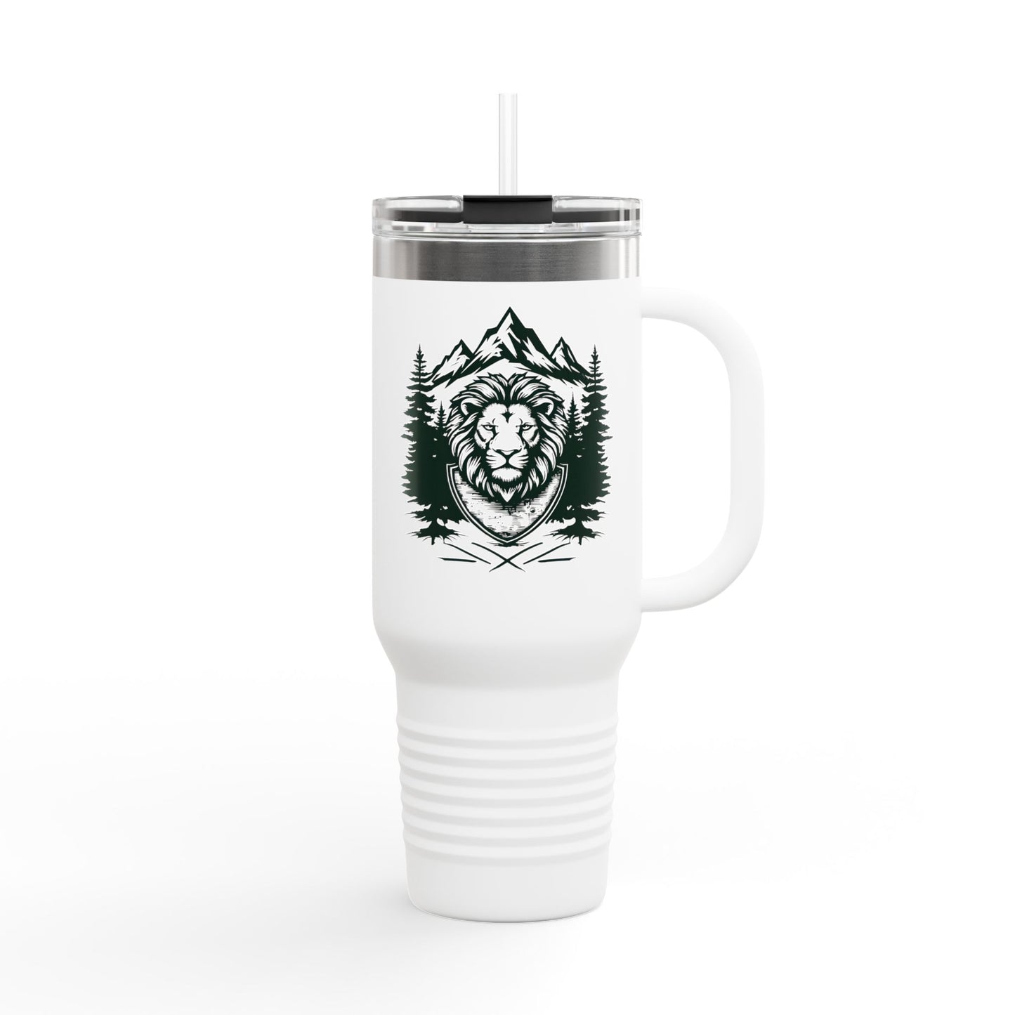 Royal Lion 40oz Insulated Travel Mug – Stainless Steel, Double-Wall, Leak-Proof with Handle