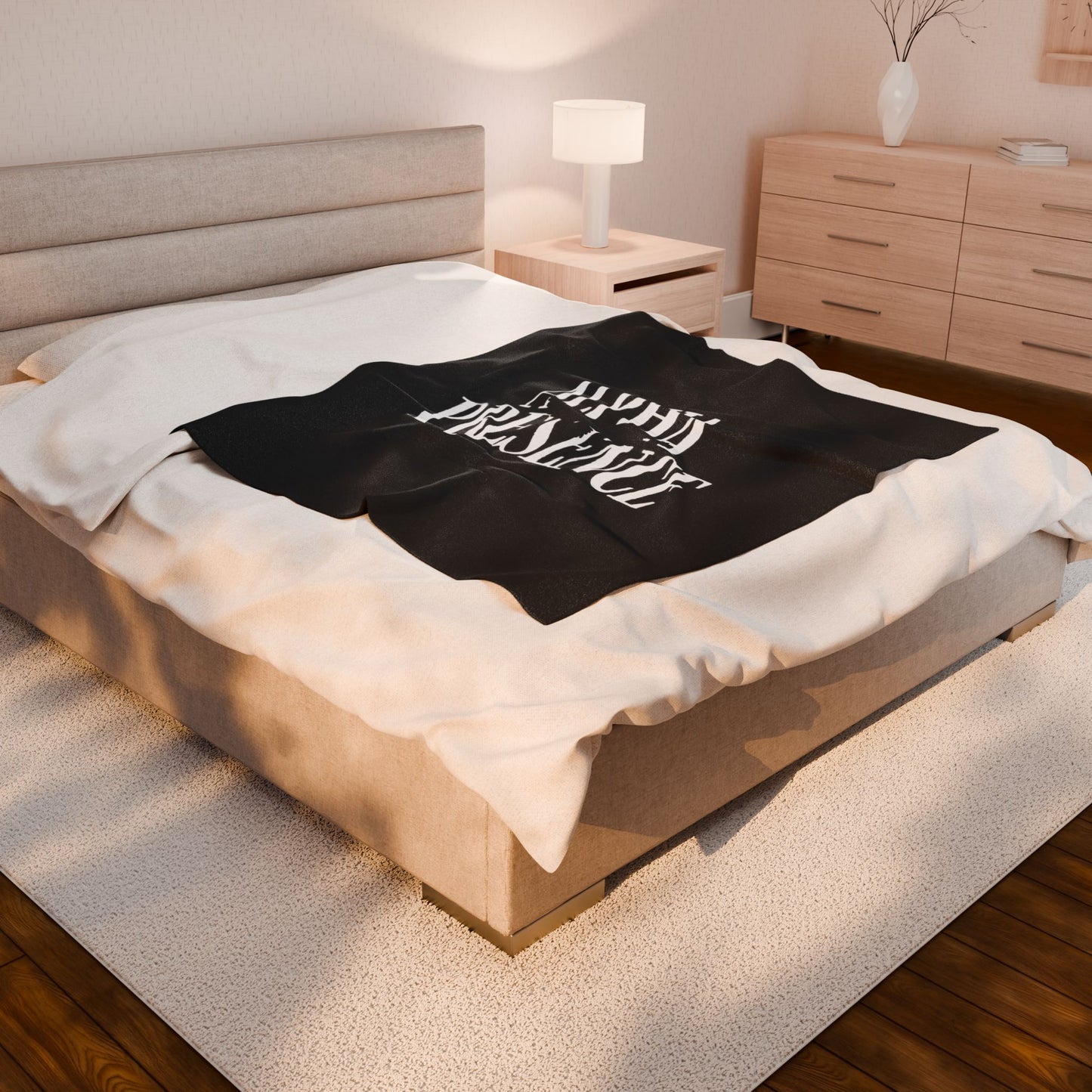 Alpha Presence Plush Blanket (WOB) | Cozy Home Decor, Relaxation Blanket