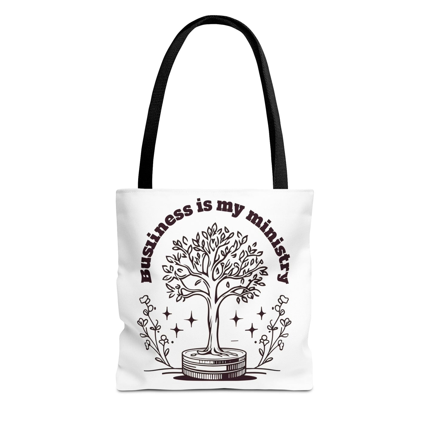 Business is My Ministry Tote Bag β Durable Canvas Bag with Faithful Entrepreneurship Design for Everyday Use