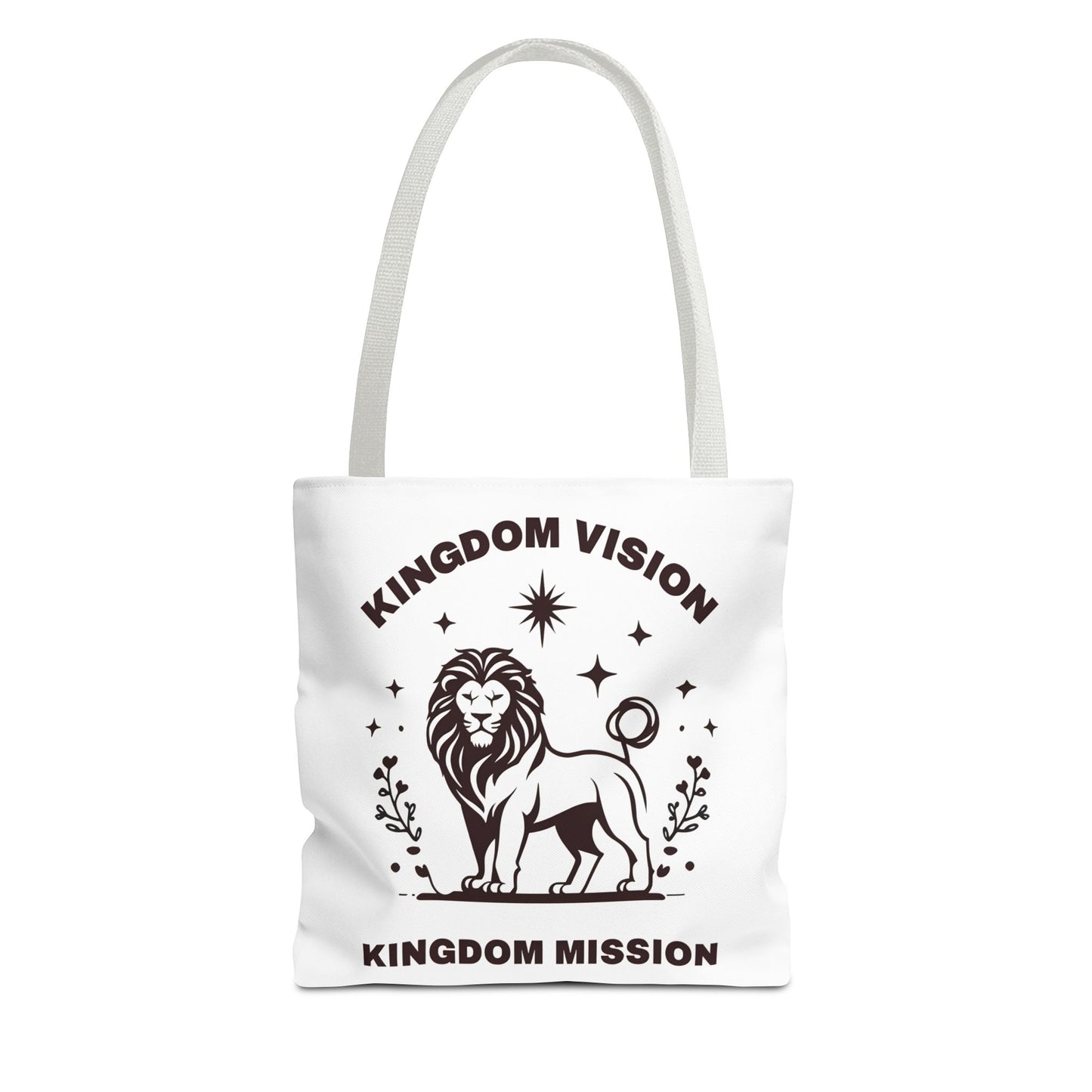 Kingdom Vision Lion Tote Bag β Durable Canvas Bag with Bold & Empowering Design