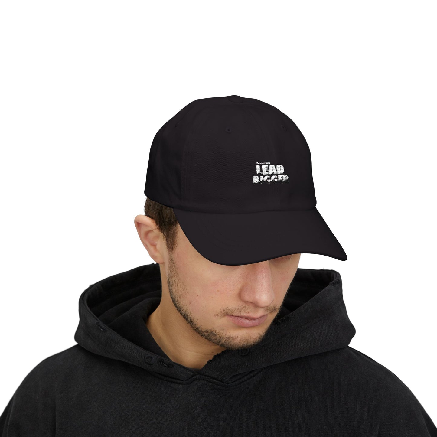 Lead Bigger Dad Cap โ Adjustable Cotton Hat for Casual & Everyday Wear