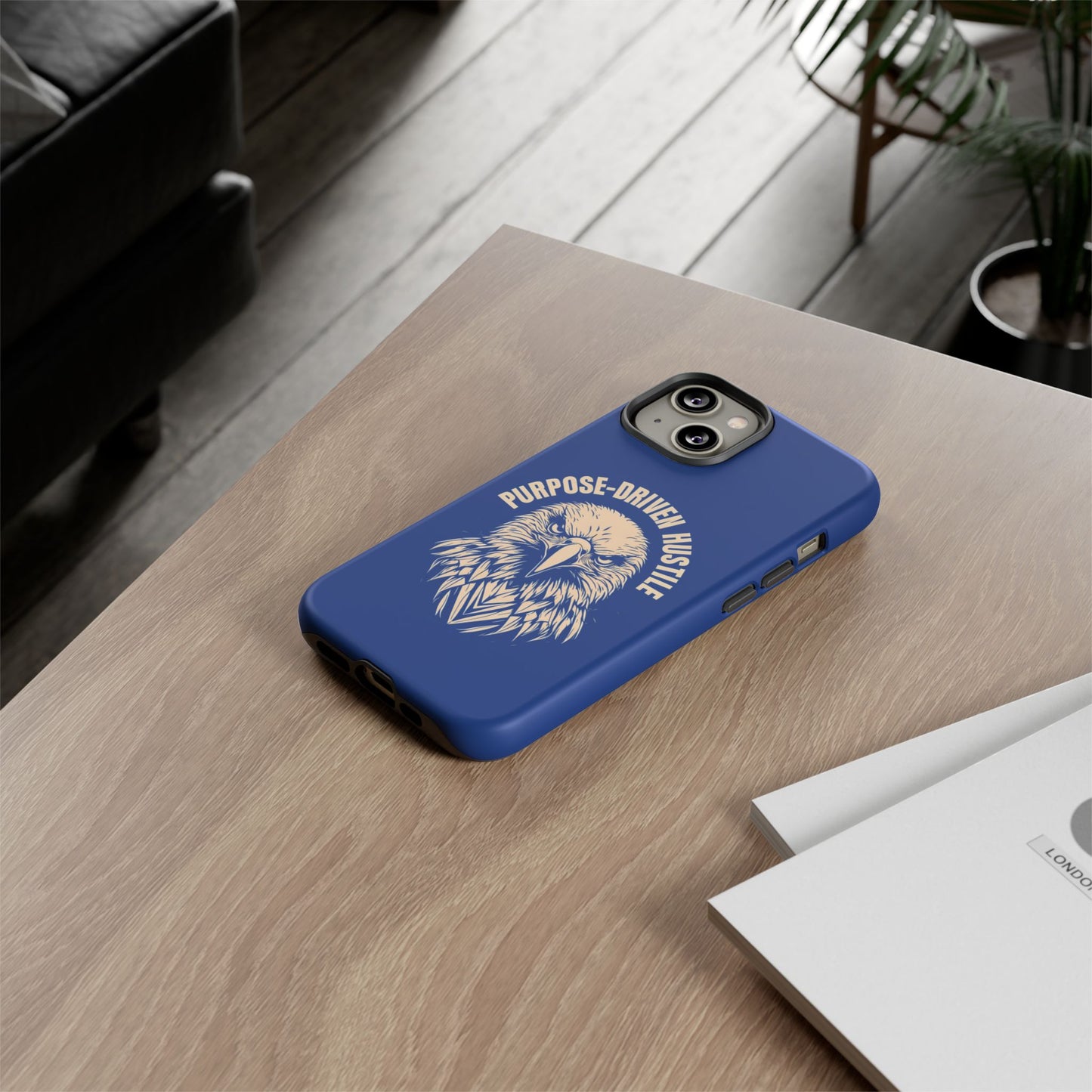 Purpose-Driven Hustle Phone Case - Eagle Design for iPhone 12 to iPhone 16