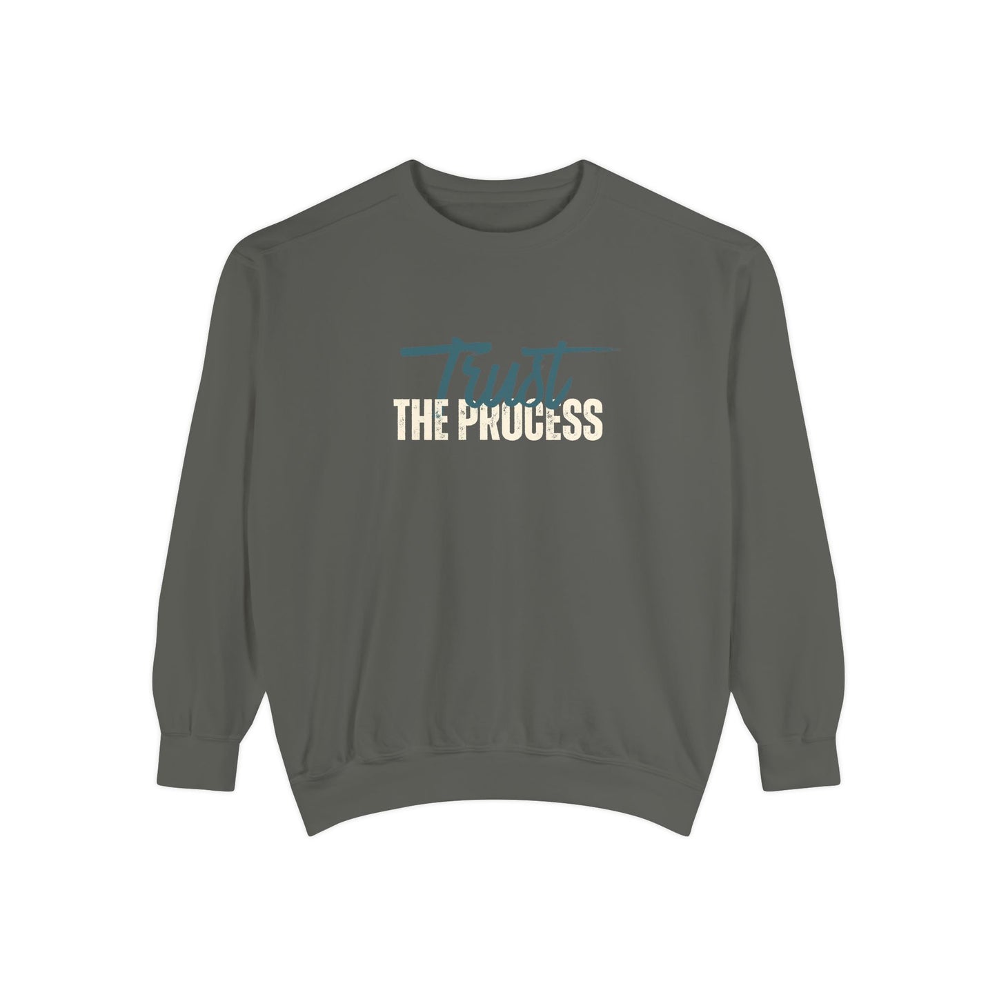 Trust The Process Unisex Heavyweight Sweatshirt , Soft, Warm & Durable for Everyday Comfort