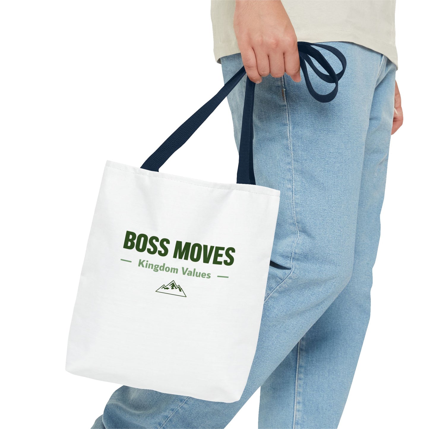 Boss Moves Tote Bag β Durable Canvas Bag with Empowering Kingdom Values Design for Everyday Use