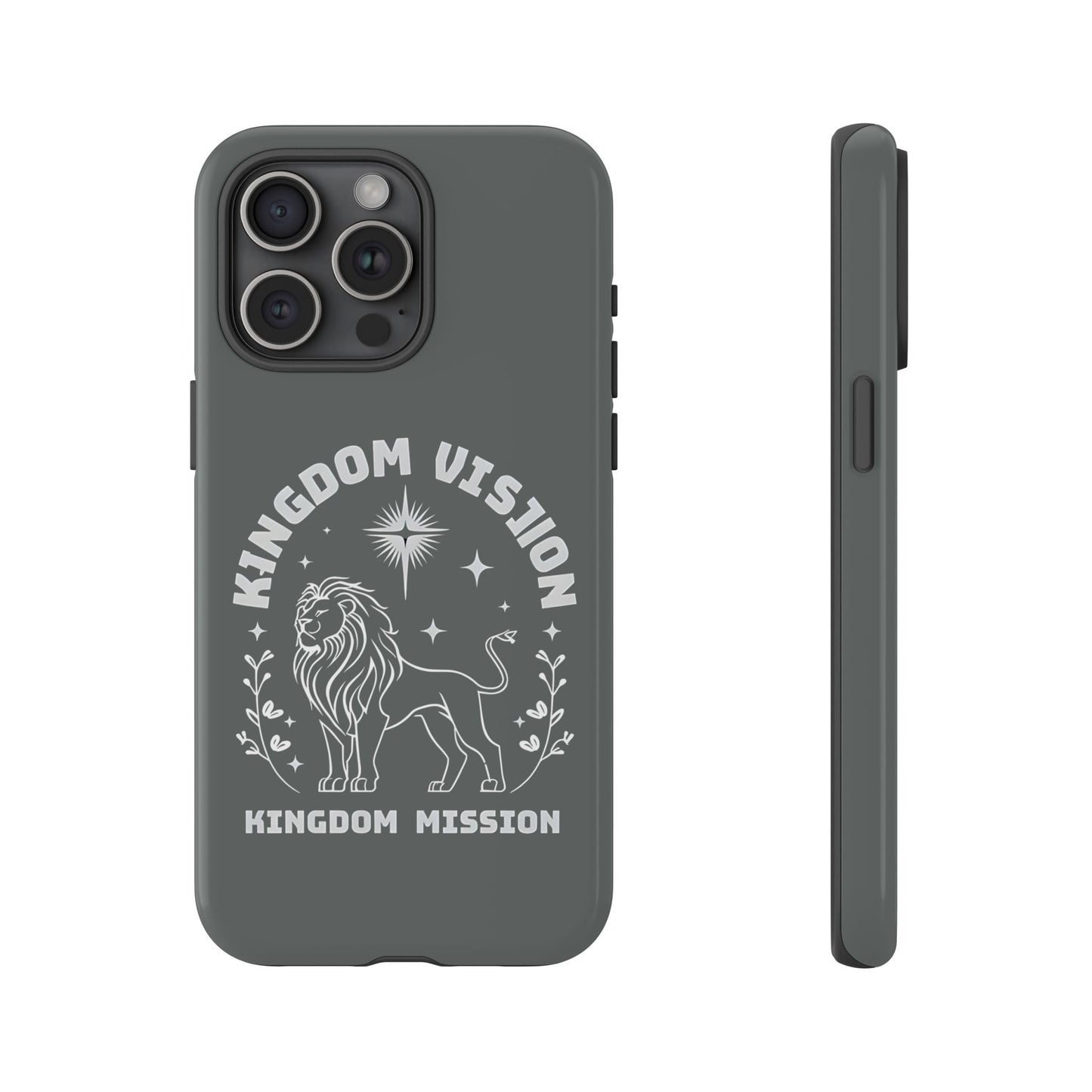 Kingdom Vision Phone Case - Inspirational Lion Design for iPhone 12 to iPhone 16