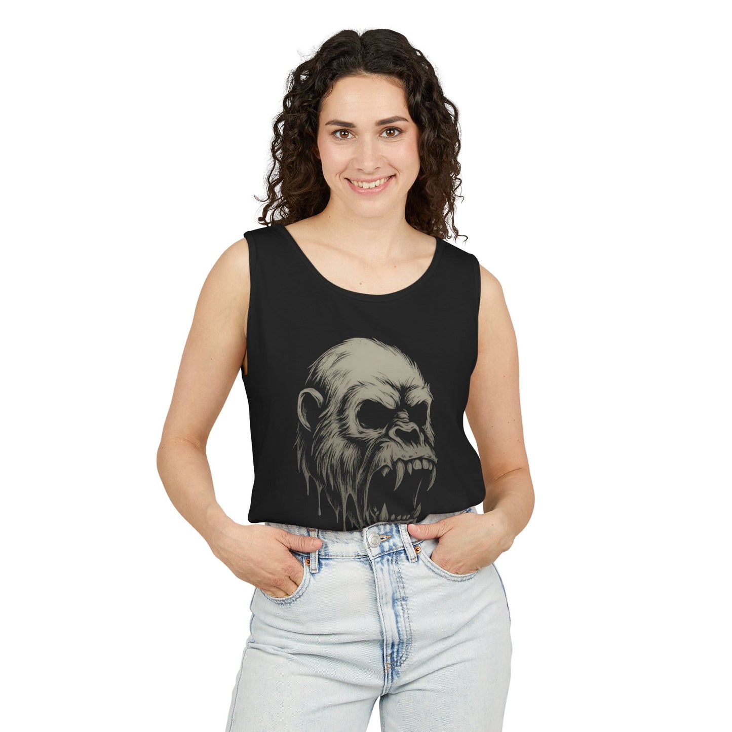 Primal Instinct Unisex Garment-Dyed Tank Top – Summer Style, Casual Wear, Gifts for Him, Athleisure, Relaxed Fit