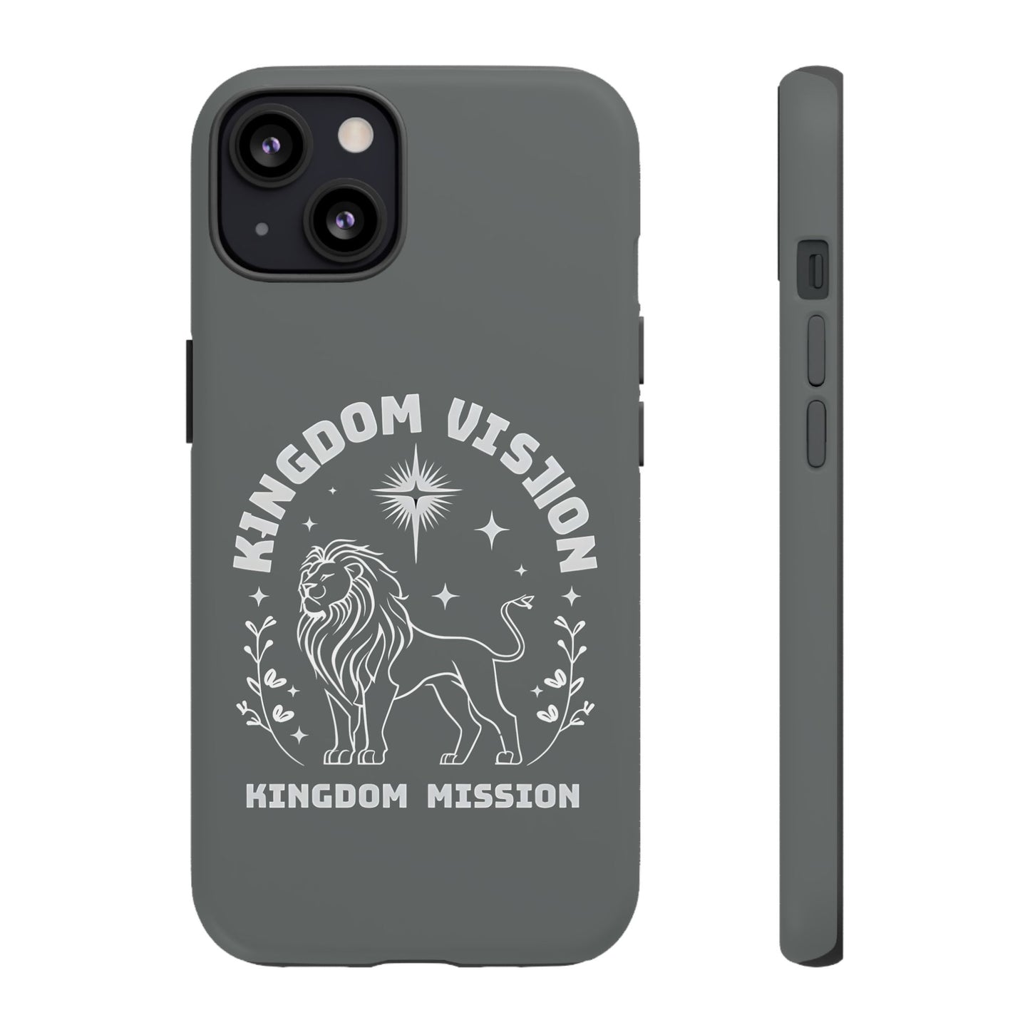 Kingdom Vision Phone Case - Inspirational Lion Design for iPhone 12 to iPhone 16